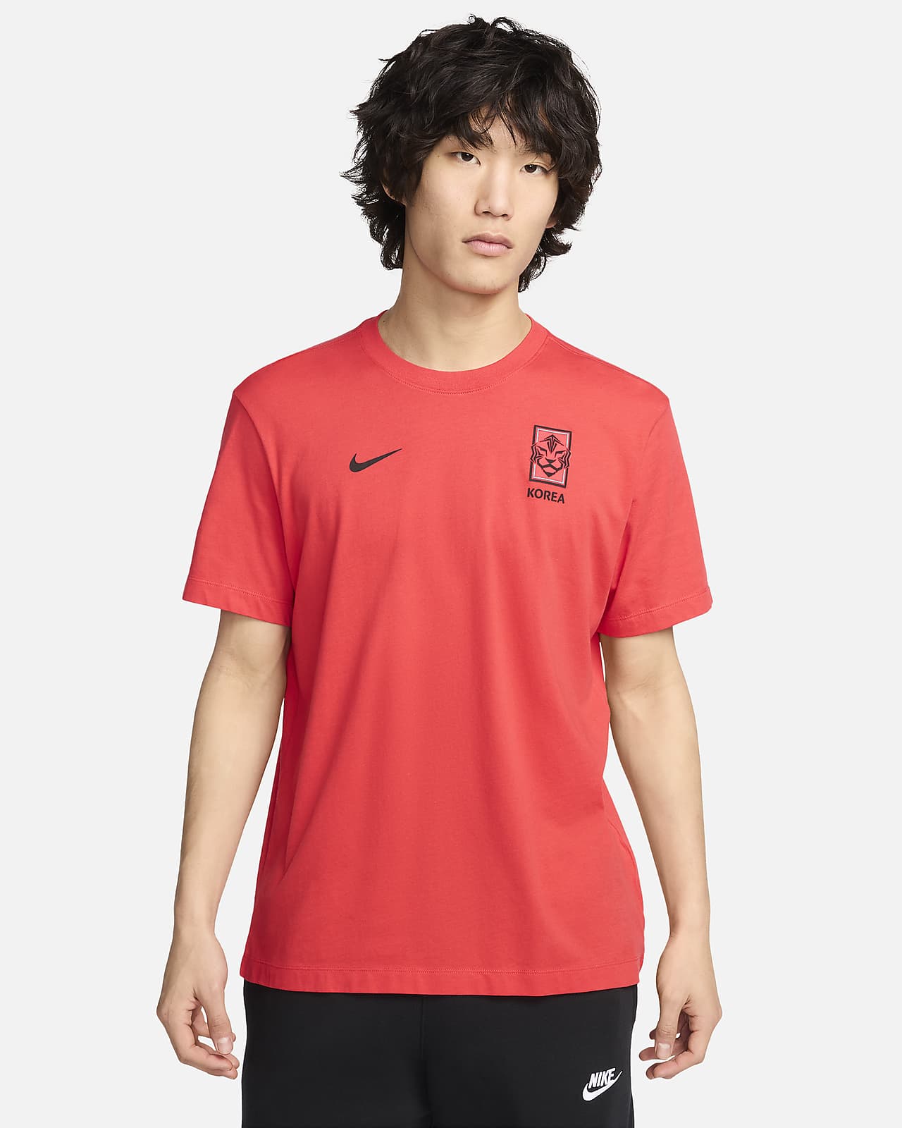 เสื้อยืดฟุตบอลผู้ชาย Nike Korea Essential