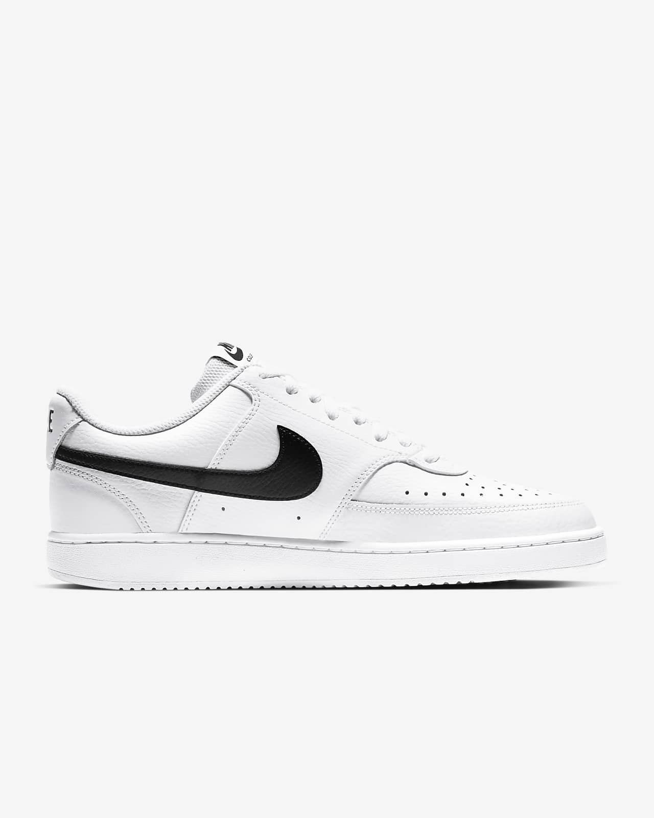 nike court vision low white on feet