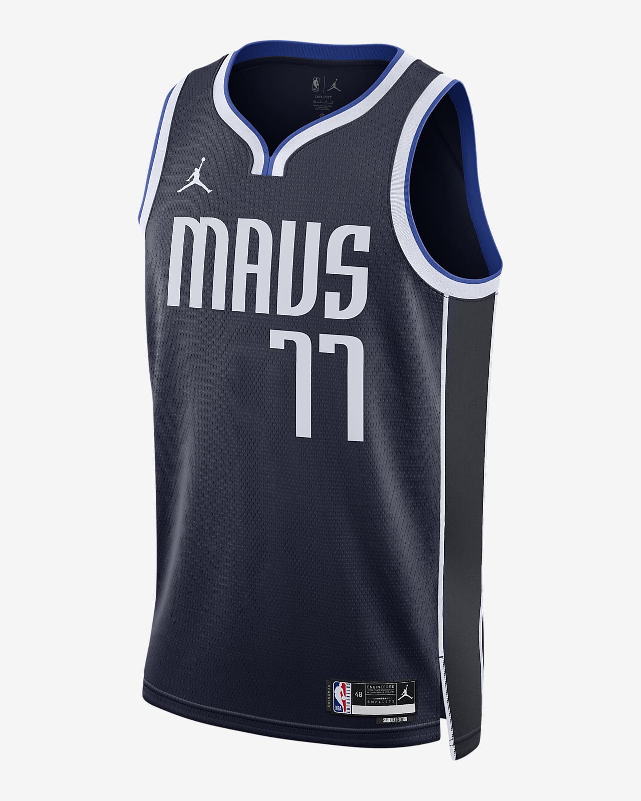 Dallas Mavericks Statement Edition Swingman Jordan NBAjersey met Dri