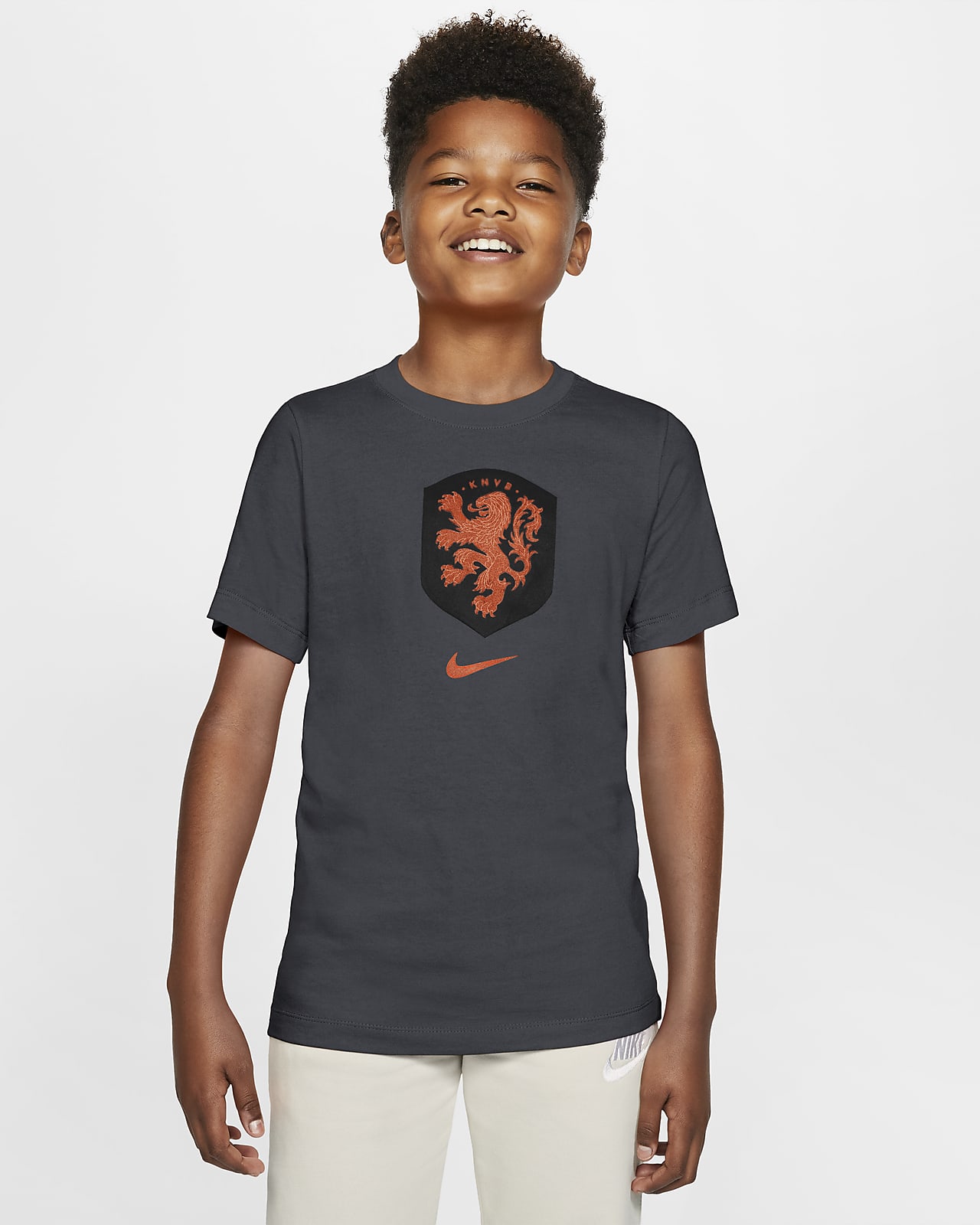Nederland fotball T skjorte til store barn. Nike NO Barn Fotball Overdeler og T skjorter. Nike NO