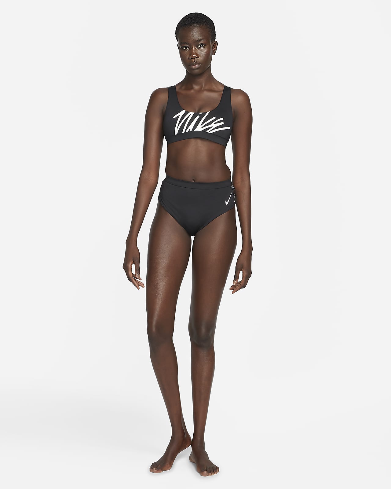 Onderzoek Veel gevaarlijke situaties benzine Nike Multi Logo Women's Scoop Neck Bikini Top. Nike.com