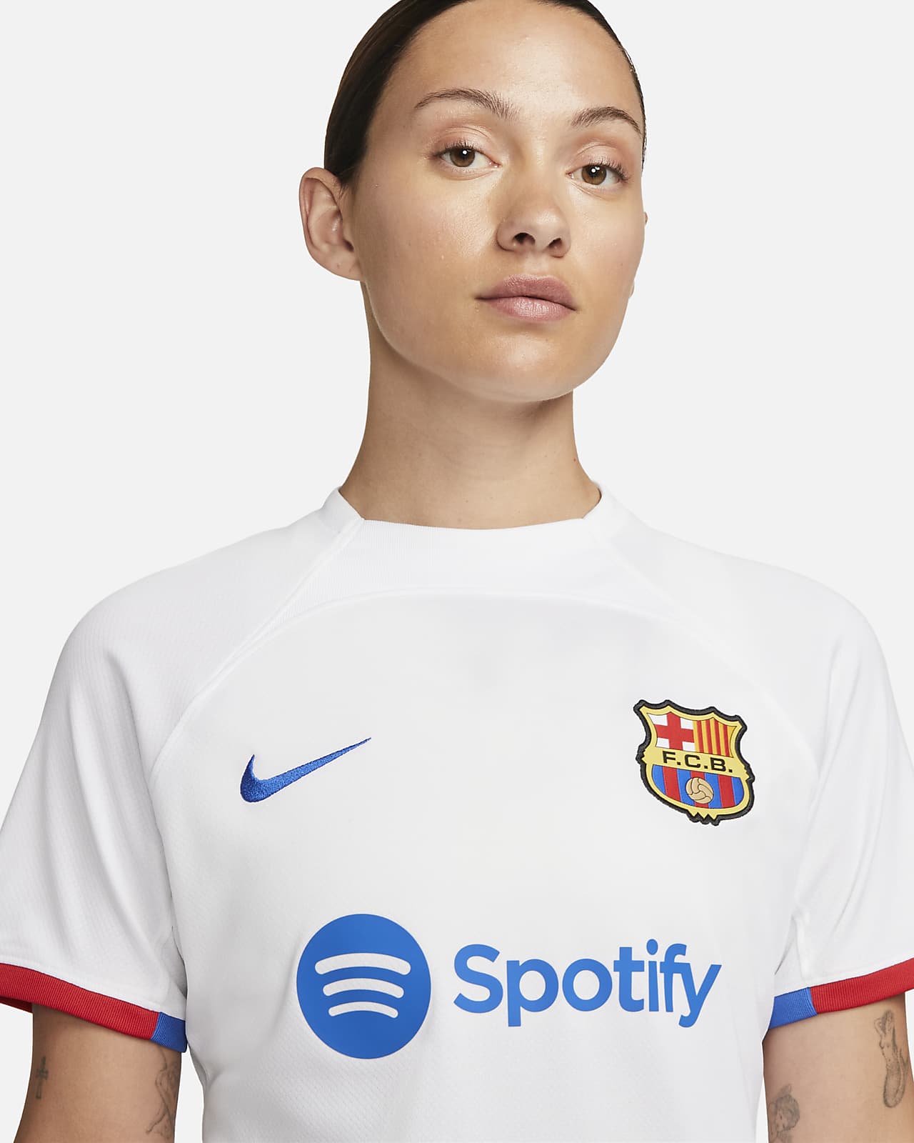 Segunda equipación Stadium FC Barcelona 2023/24 Camiseta de fútbol Nike  Dri-FIT - Mujer. Nike ES