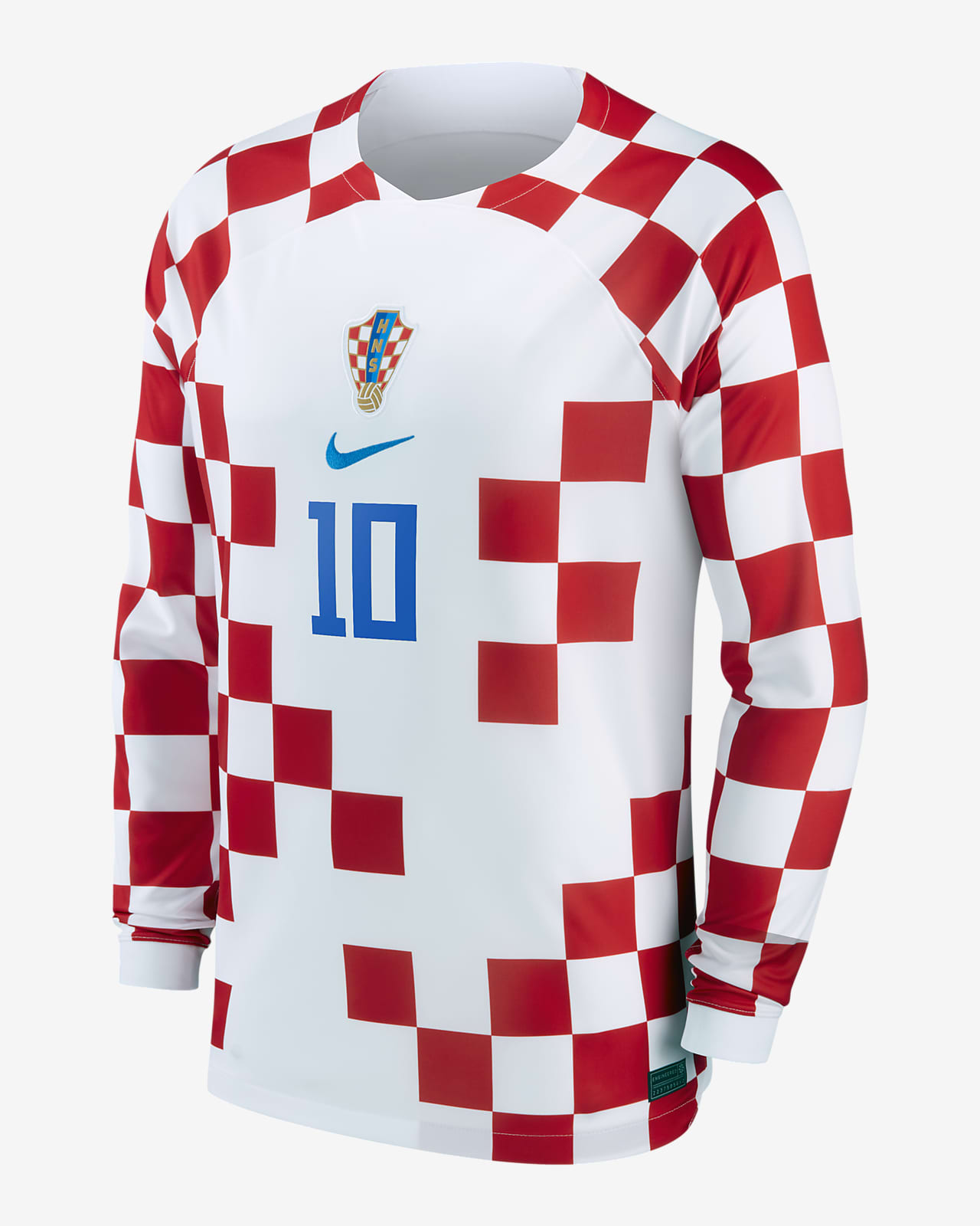Luka Modrić #10 Croatia x Brazil Match 2022-23 Home Men Jersey