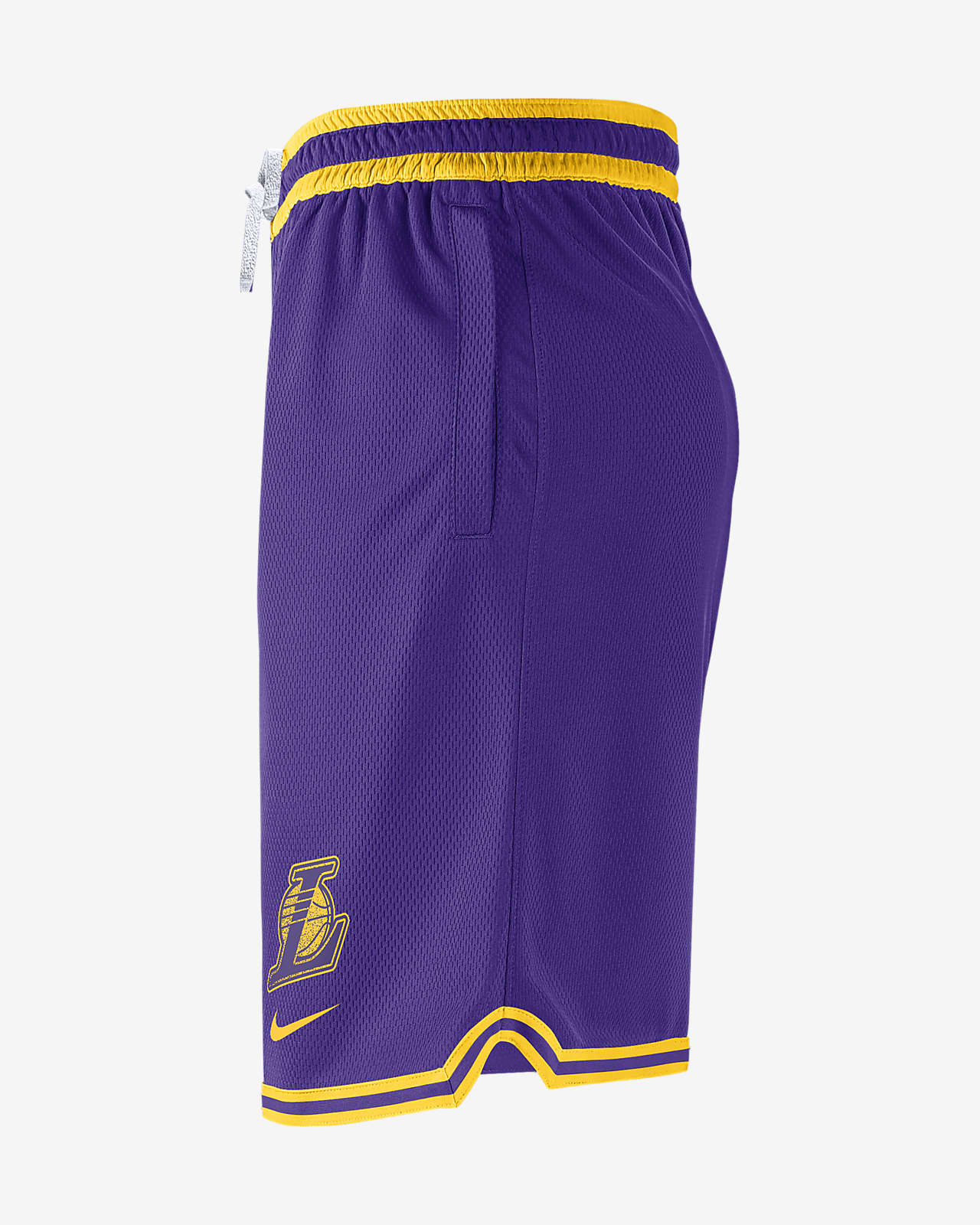 Los Angeles Lakers Basketball Shorts Stitched 
