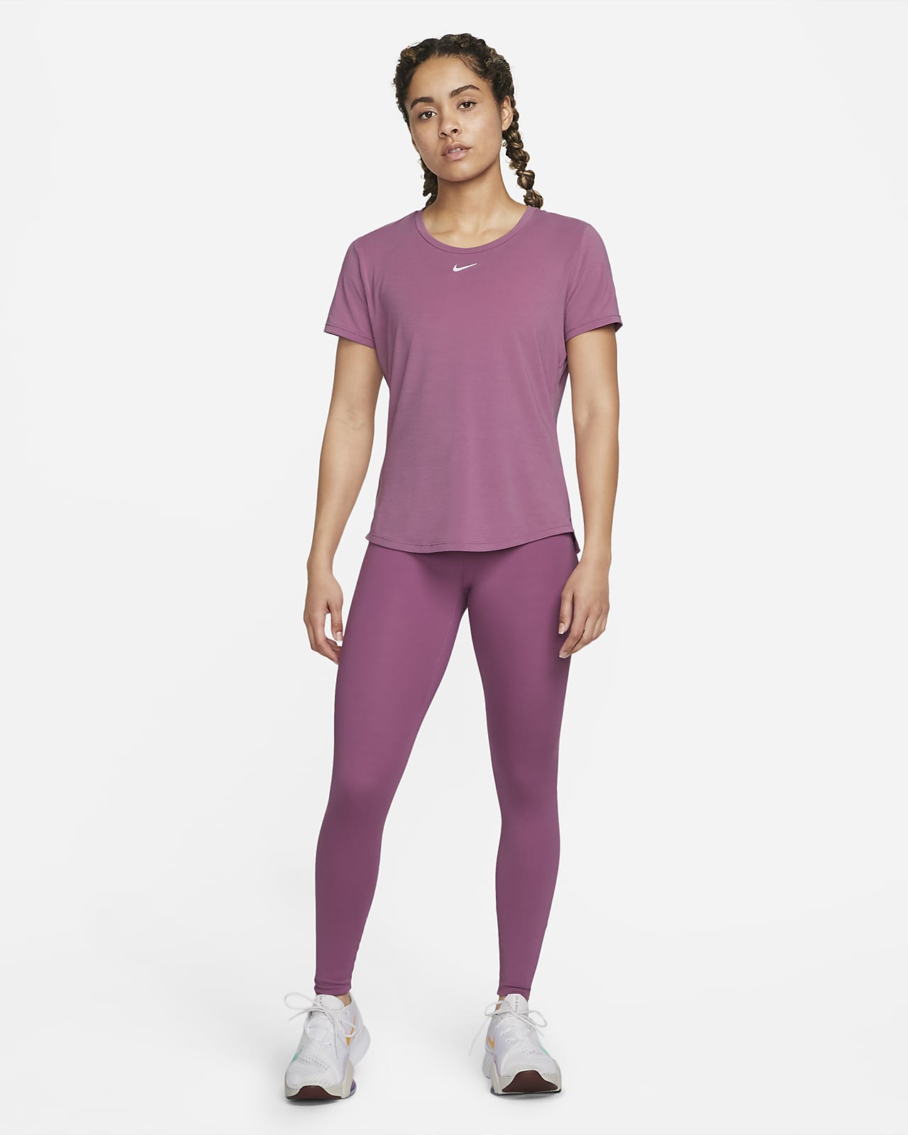 Nike Dri-FIT UV One Luxe Women's Standard Fit Short-Sleeve Top. Nike GB