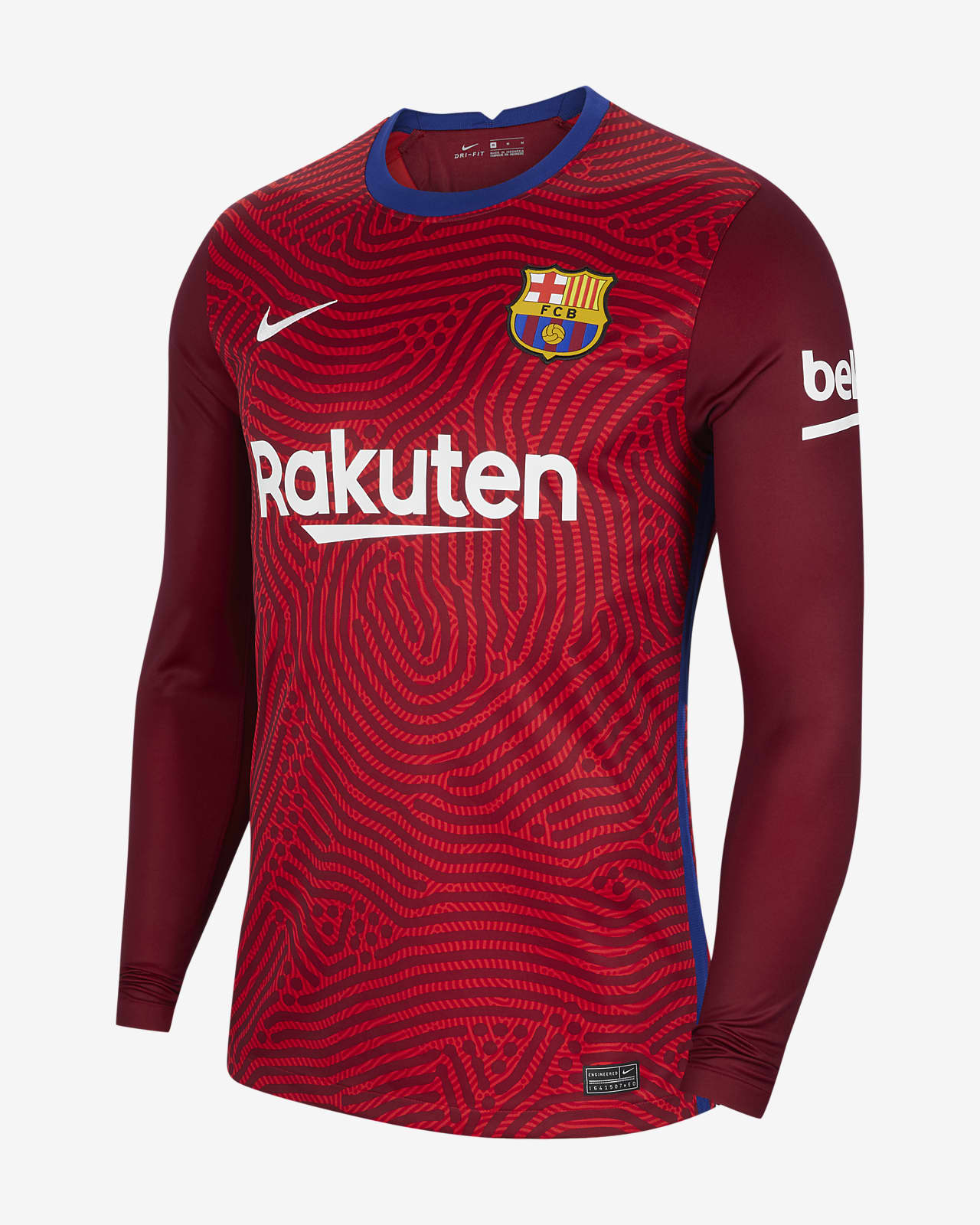 F.C. Barcelona 2020/21 Stadium Goalkeeper Men's Football Shirt. Nike EG