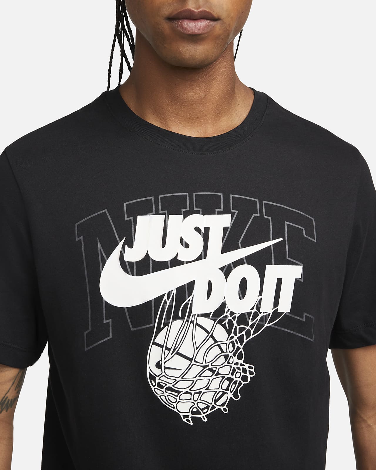 Nike Dri-FIT Men's 'Just Do It' Basketball T-Shirt. Nike AE