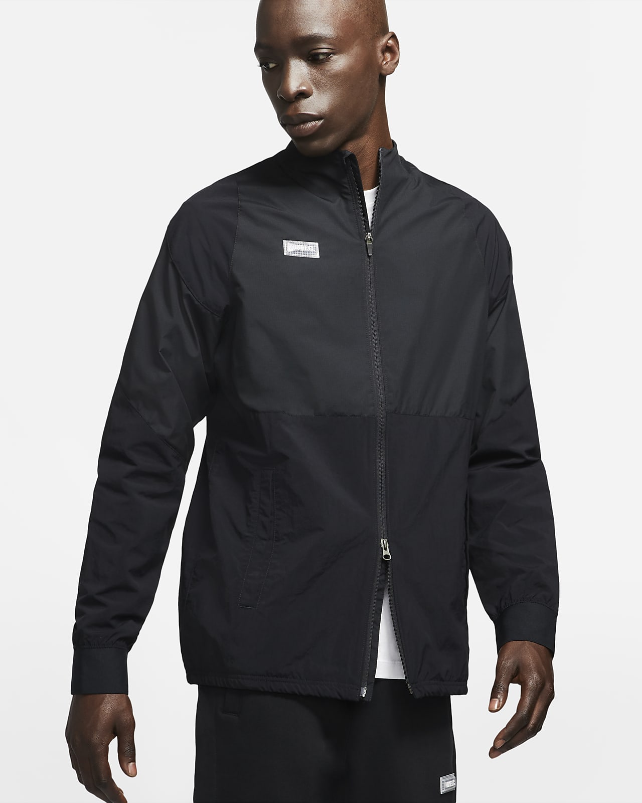 nike fc jacket black