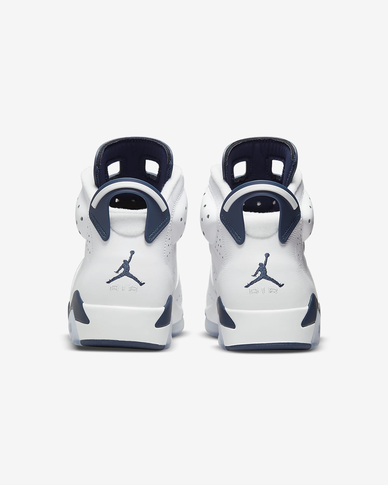 jordan 6 with nike air on back