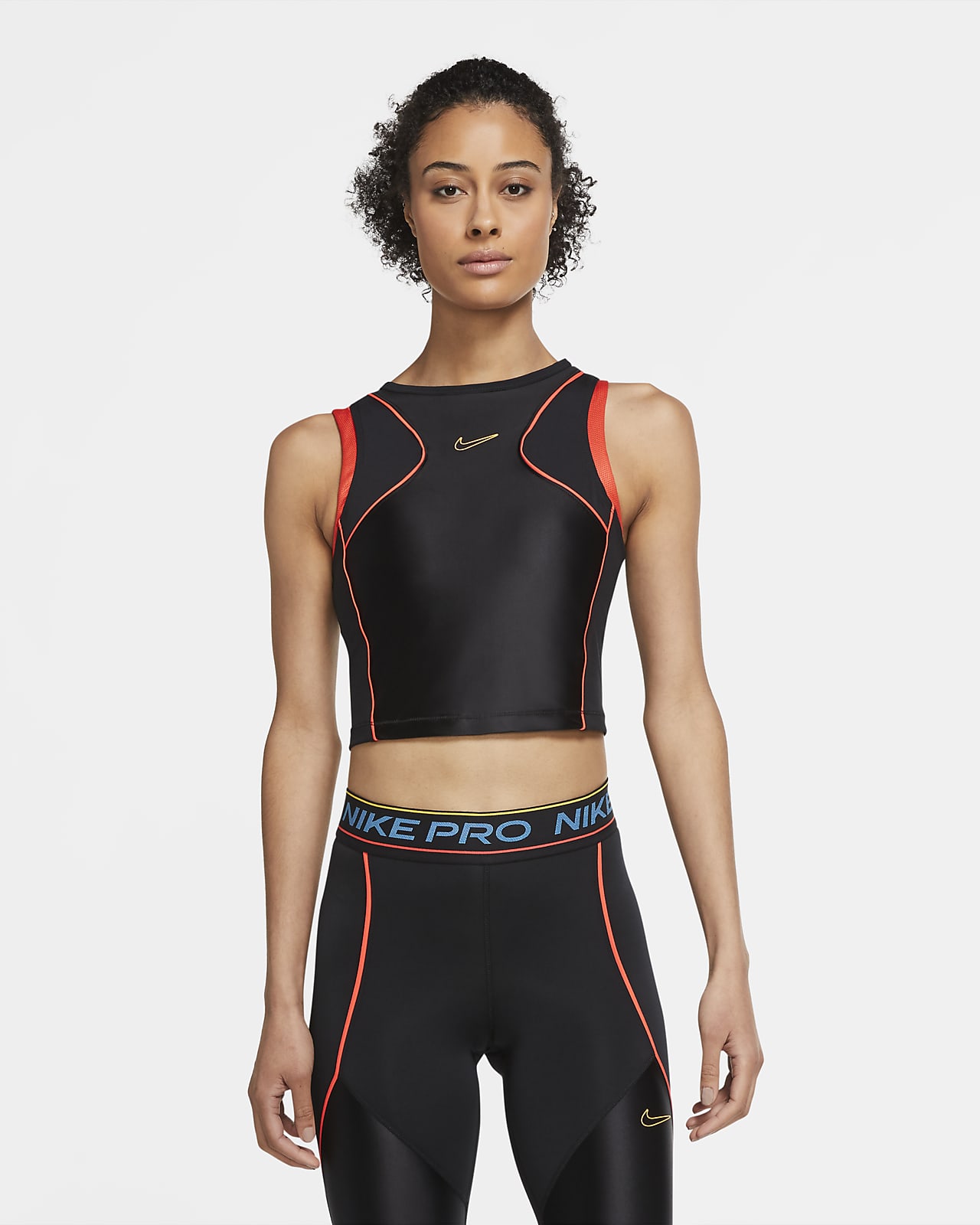 nike training crossover crop top