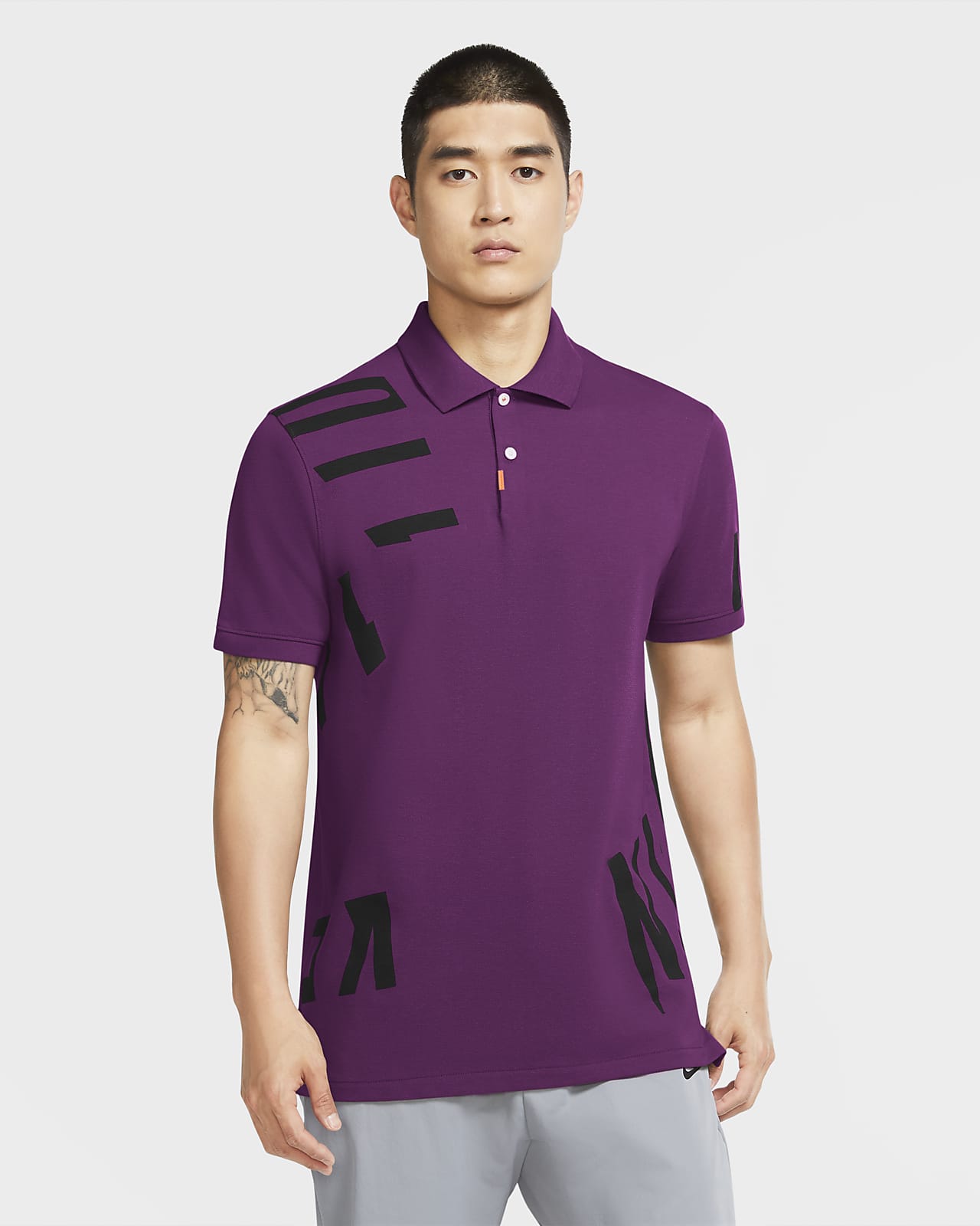 nike polo without collar