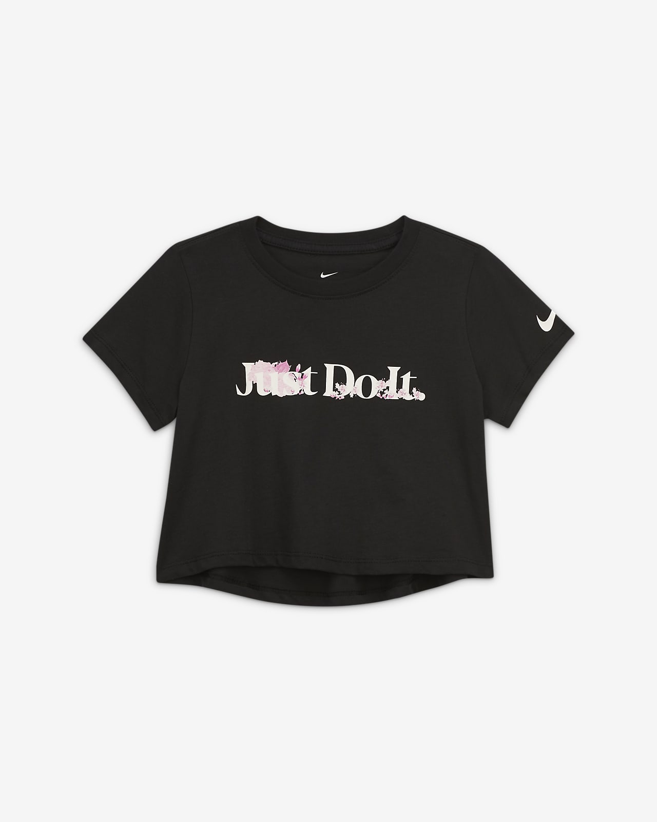 girls black nike shirt