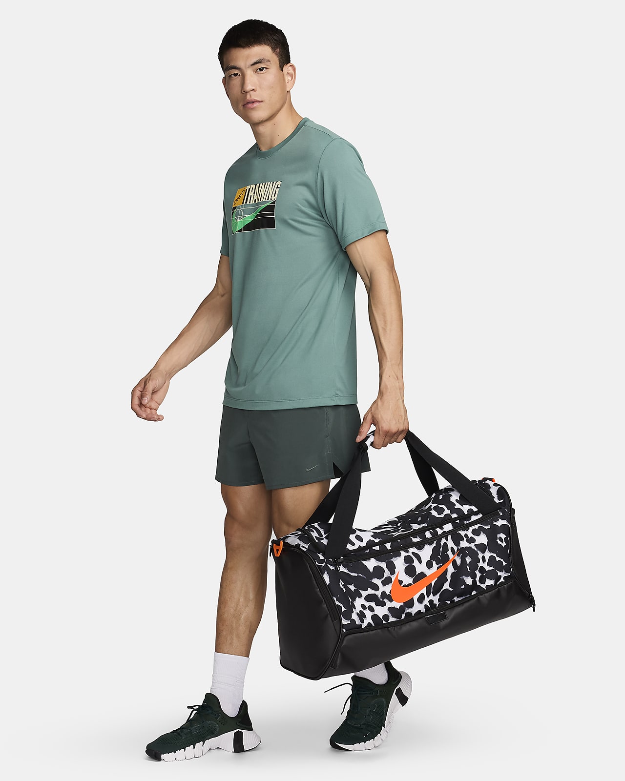 Nike Brasilia 9.5 Training Duffel Bag S Unisex Sports Gym CAMO DQ5232-222  for sale online