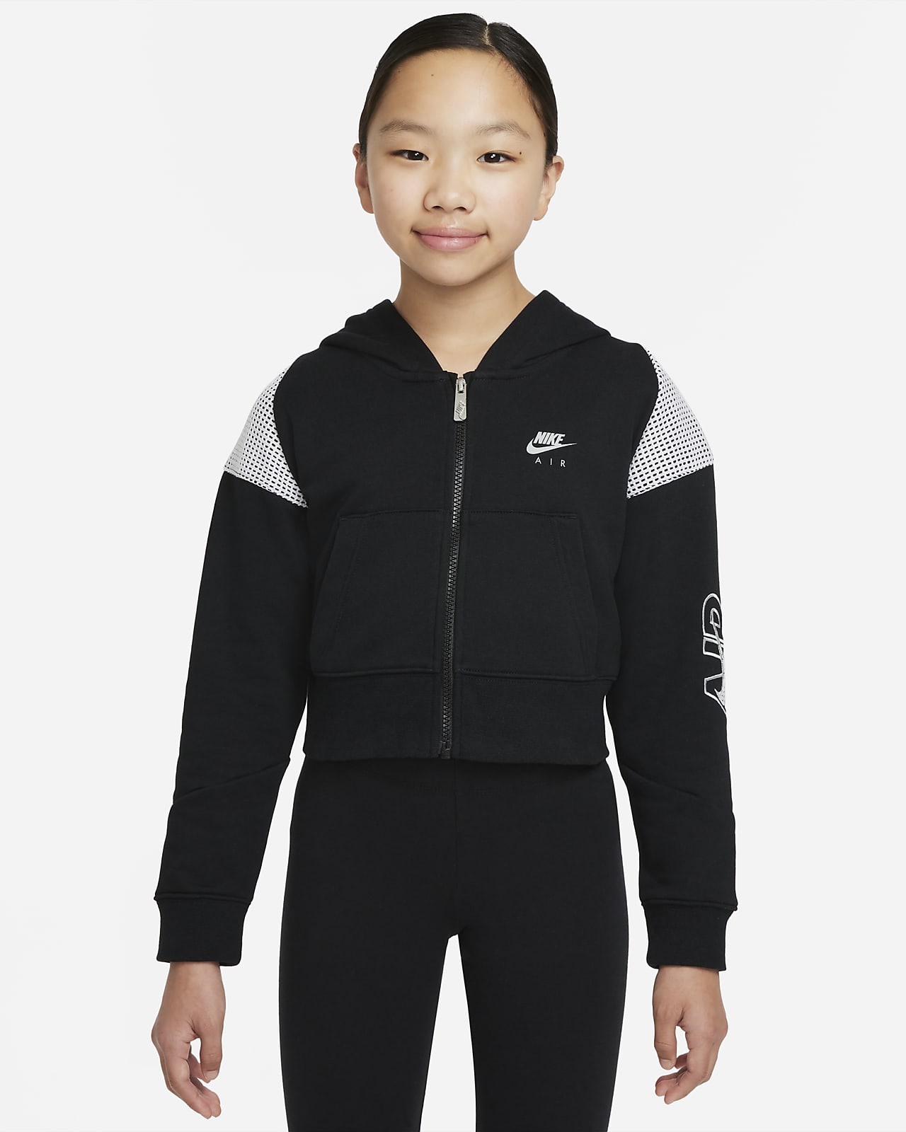 nike air full zip hoodie junior