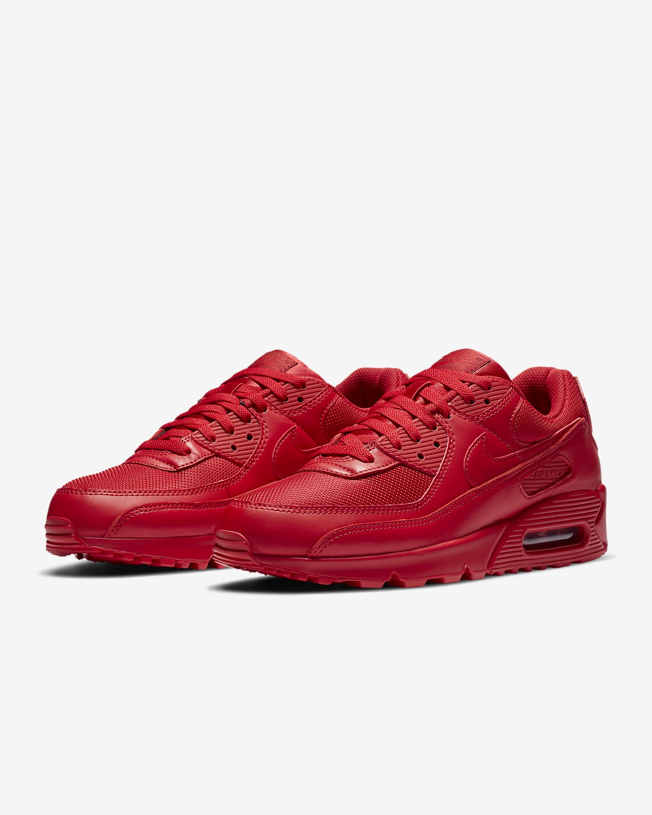 all red nike air maxes