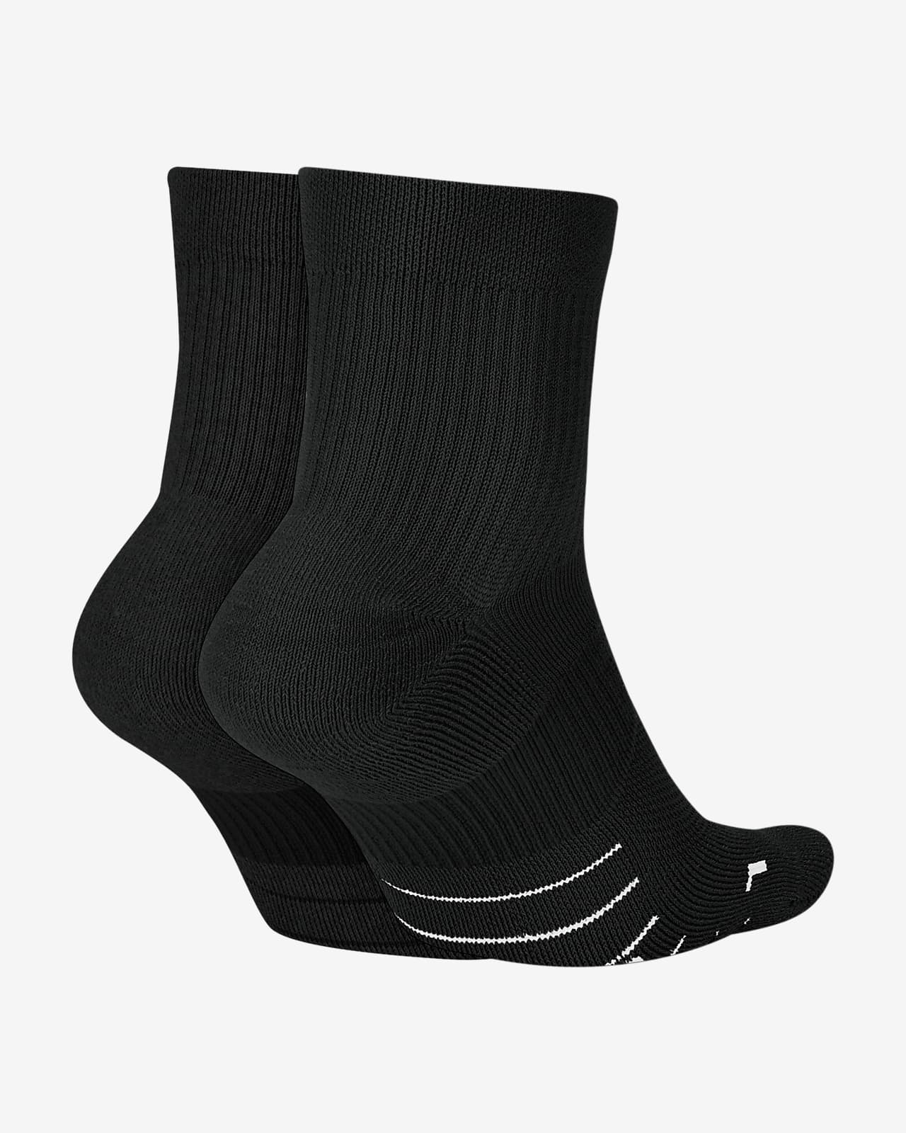 Nike Multiplier Running Ankle Socks (2 Pairs). Nike SG