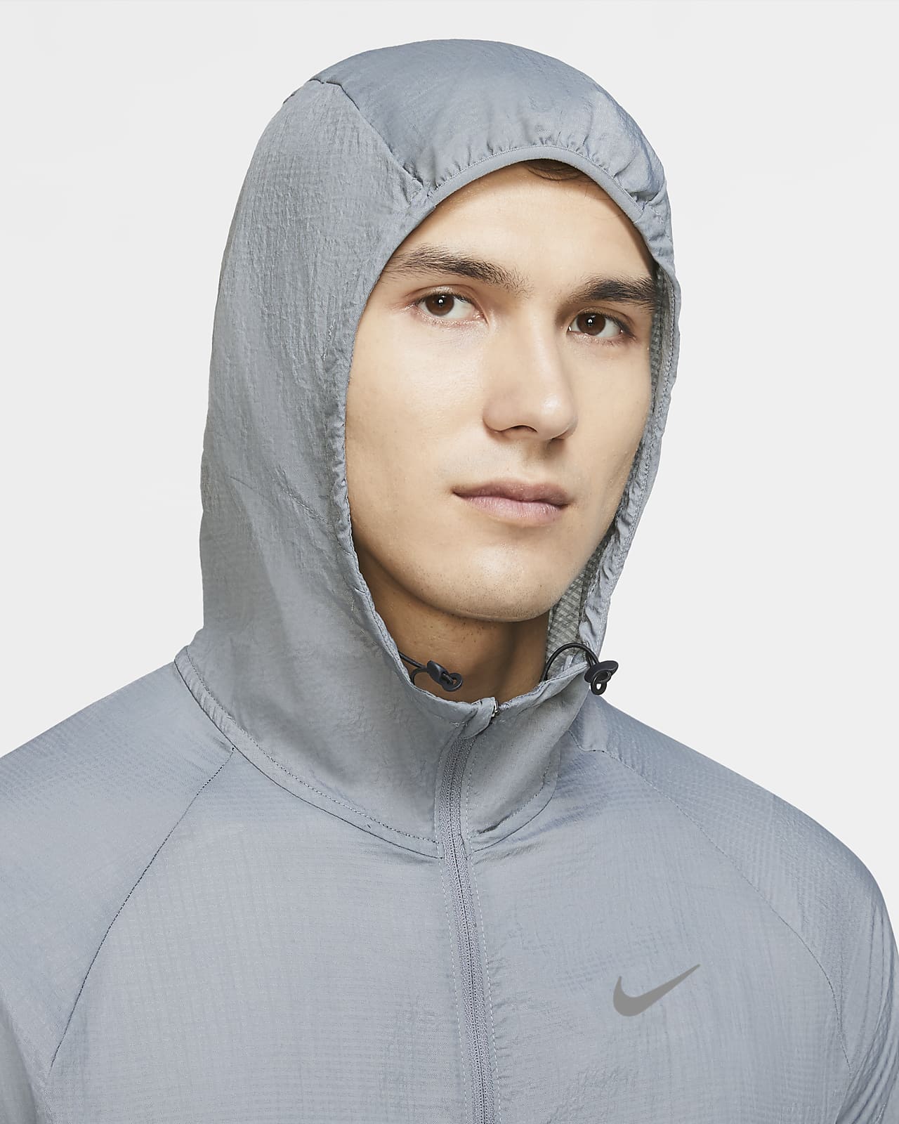 Veste Nike Running Argenté pour Homme