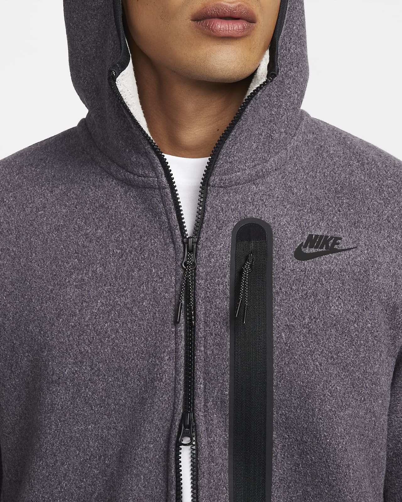 Slink geweten pensioen Nike Sportswear Tech Fleece Men's Full-Zip Winterized Hoodie. Nike.com