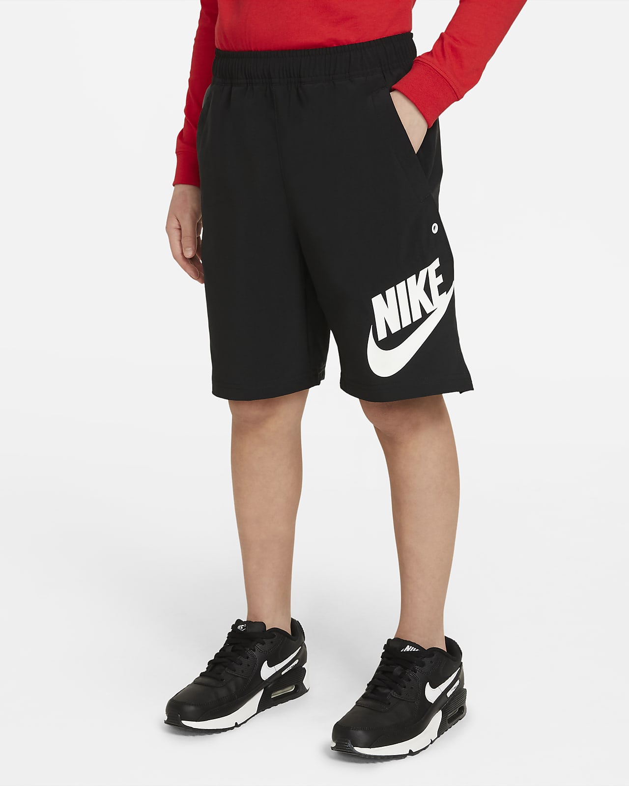 Nike Sportswear Geweven jongensshorts. Nike NL