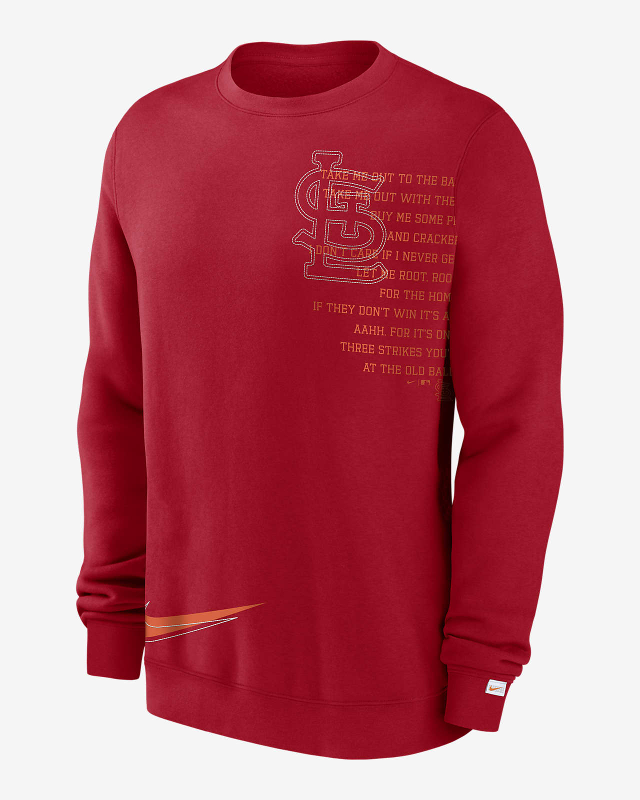 Vintage The Last Run Shirt, Cardinals Baseball Unisex Hoodie Crewneck