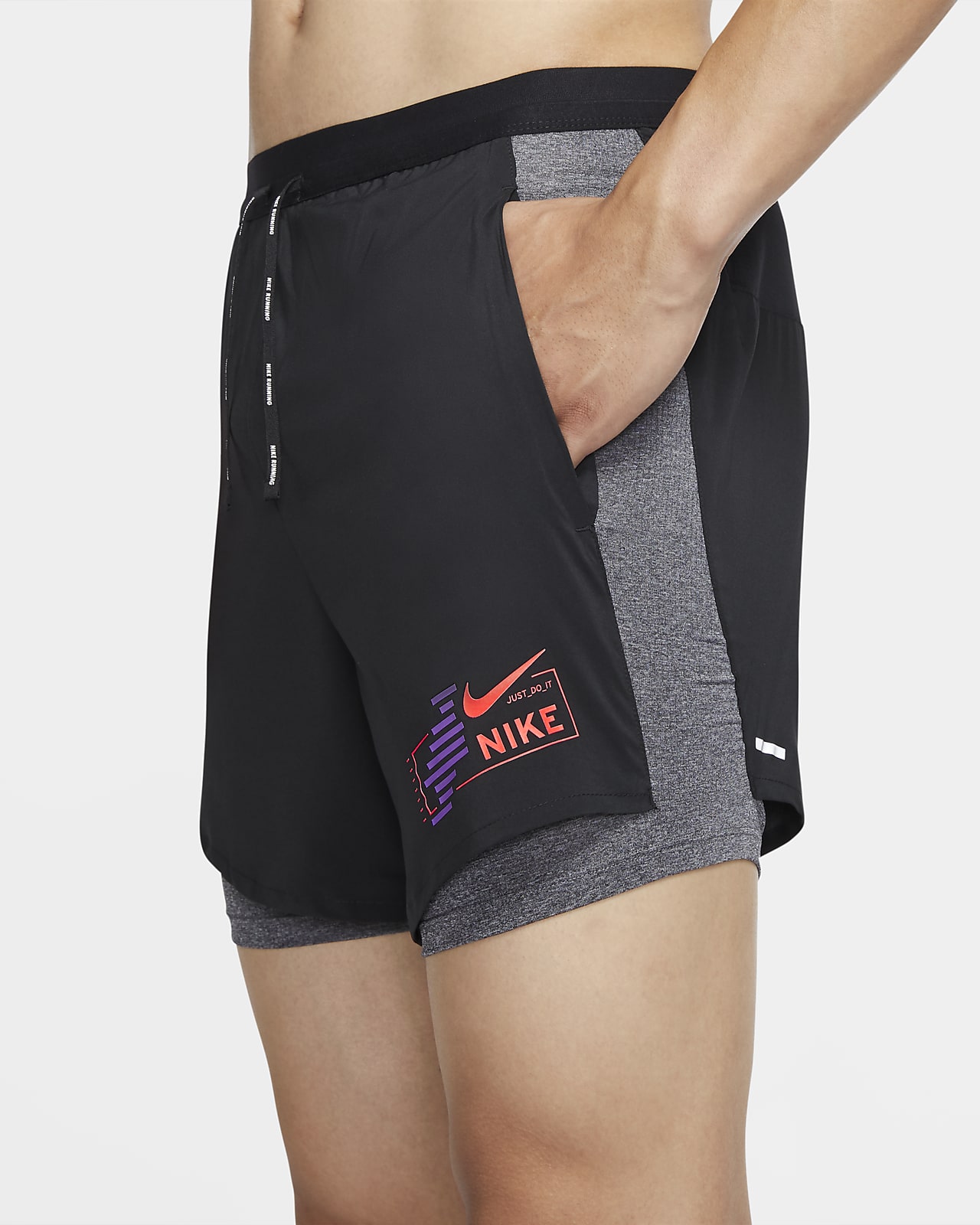 nike flex 2 in 1 running shorts
