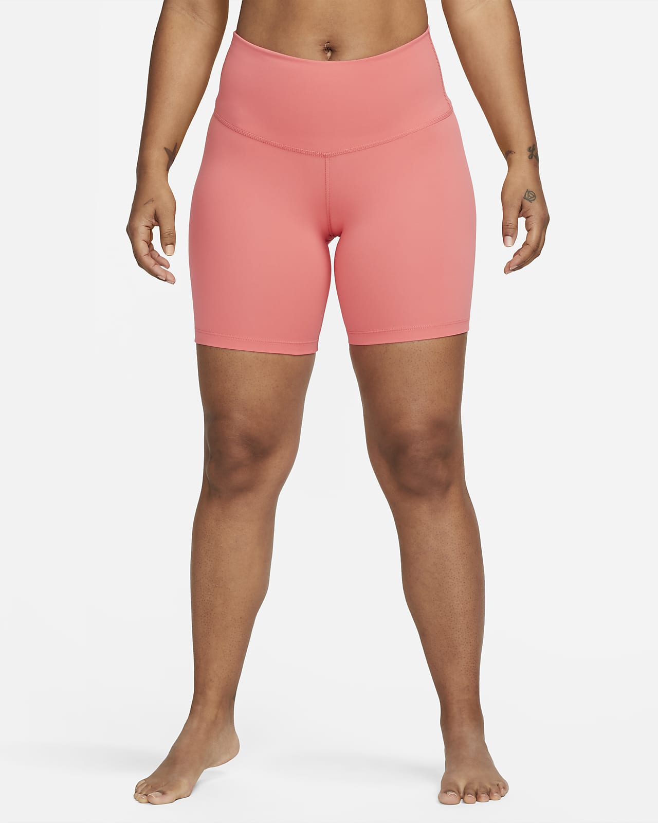 Nike Yoga Women's High-Waisted 18cm (approx.) Shorts. Nike AU