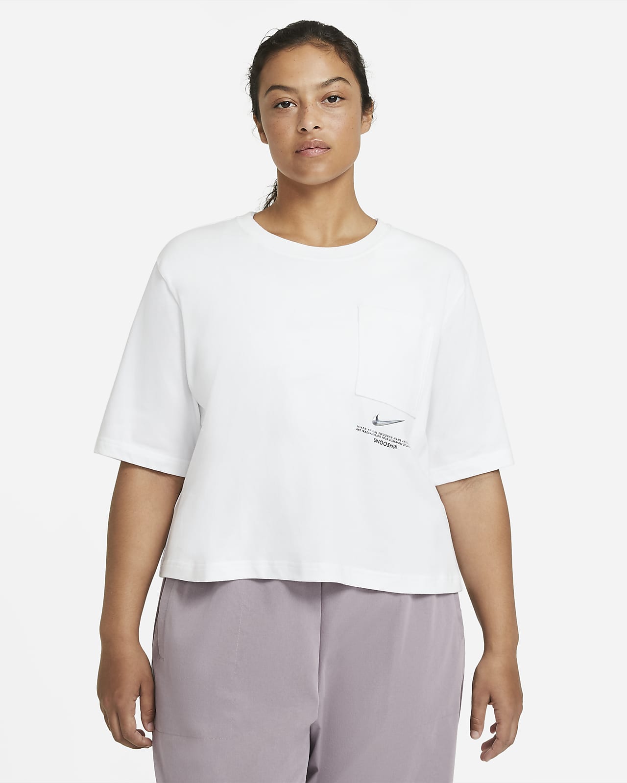 plus size white nike shorts