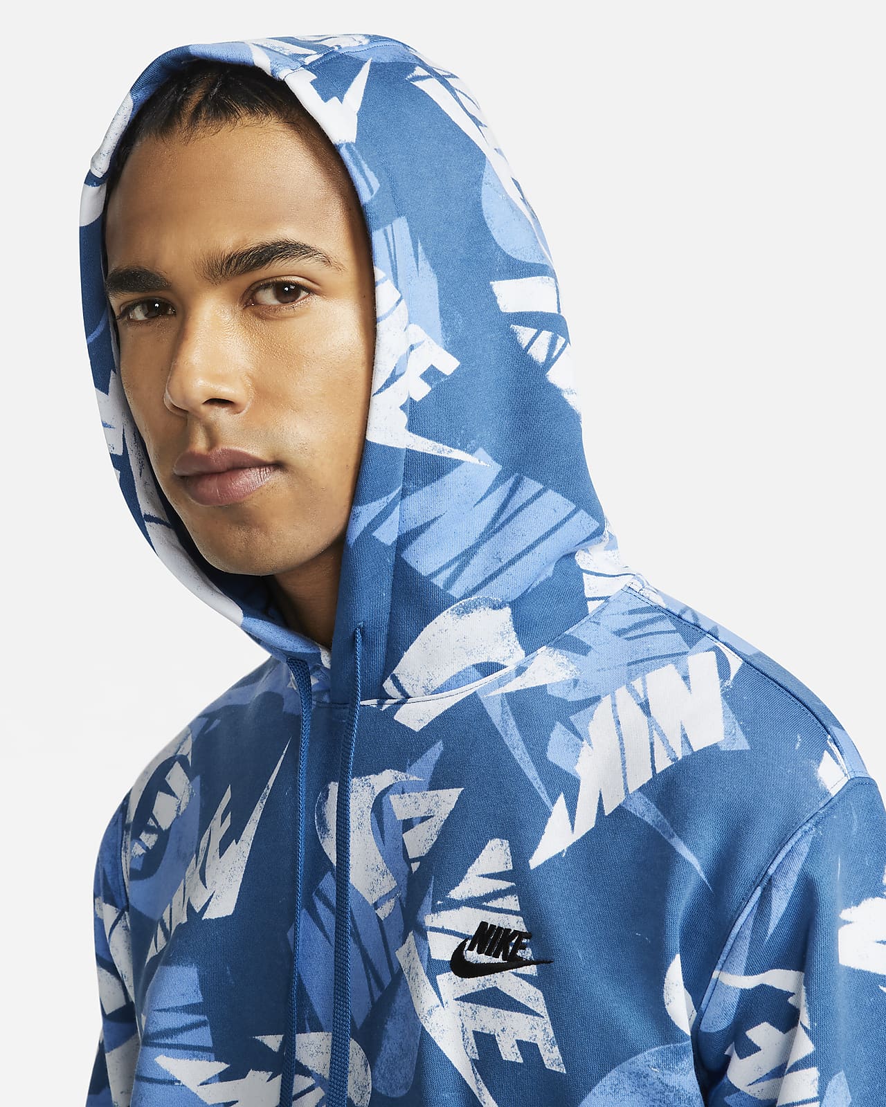 Sudadera con gorro sin cierre y estampado por toda la prenda para hombre  Nike Sportswear Sport Essentials+. Nike.com