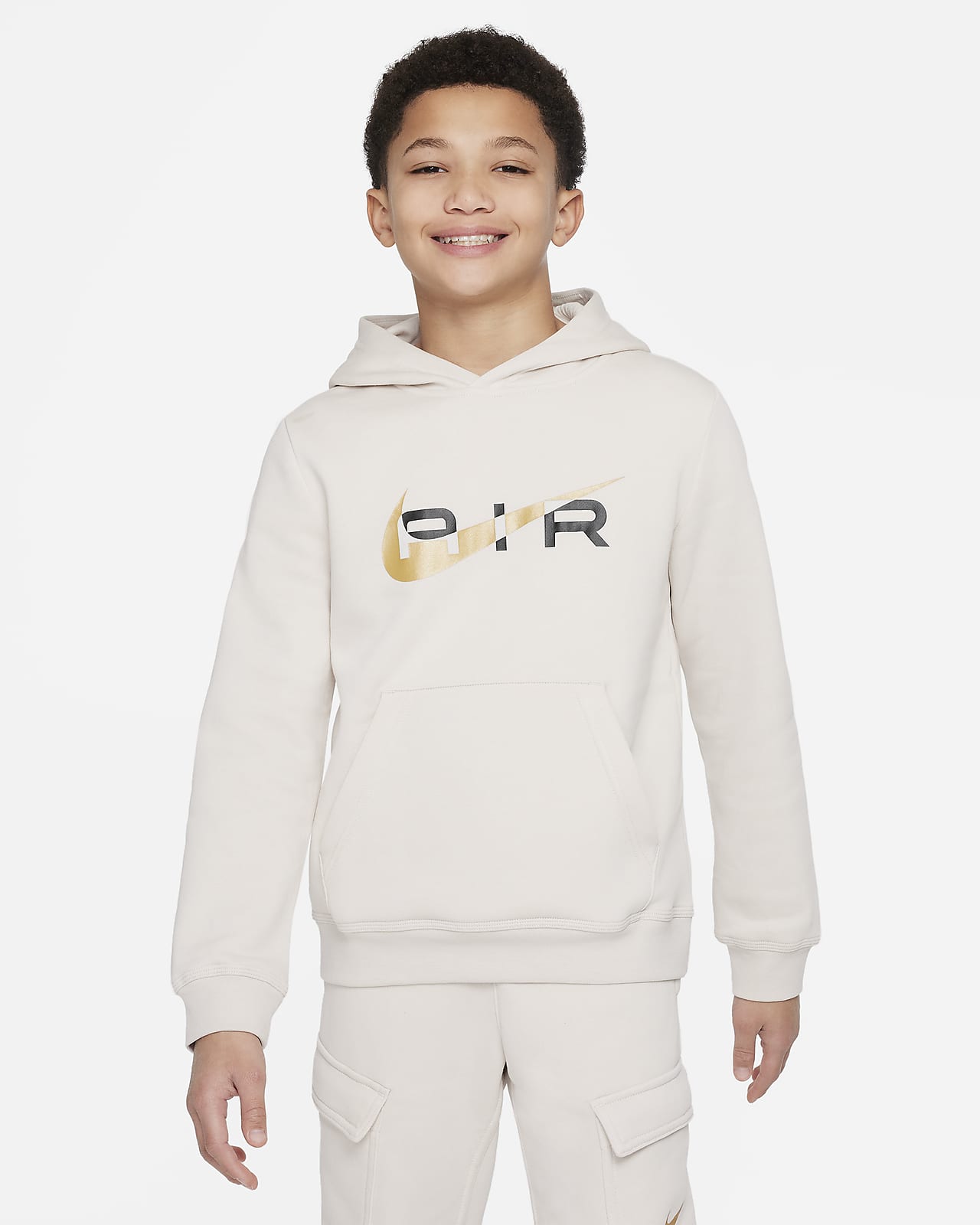 Nike Air Pullover-Fleece-Hoodie für ältere Kinder