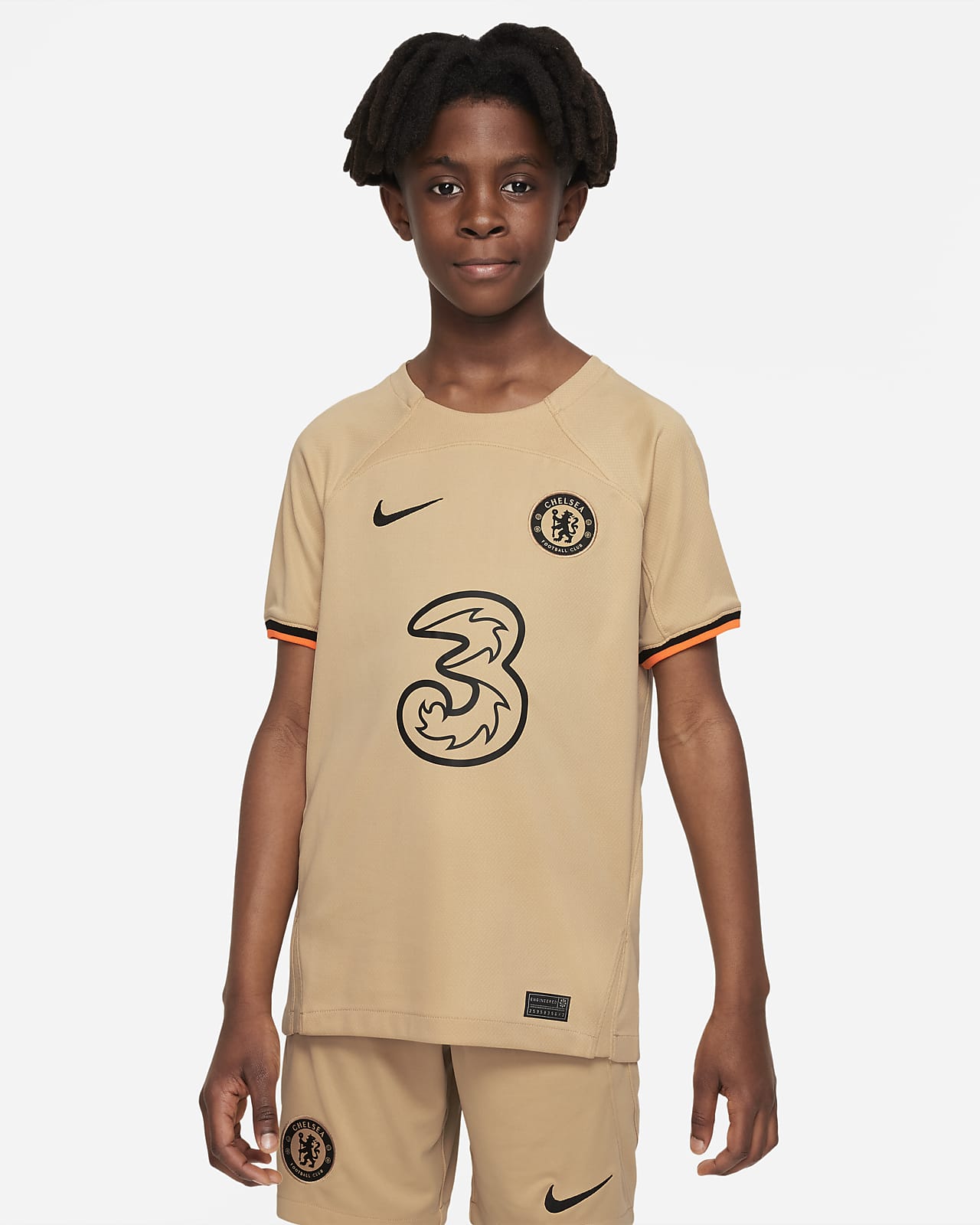 Chelsea FC 2022/23 Stadium (tredjedrakt) Nike Dri-FIT fotballdrakt til store barn