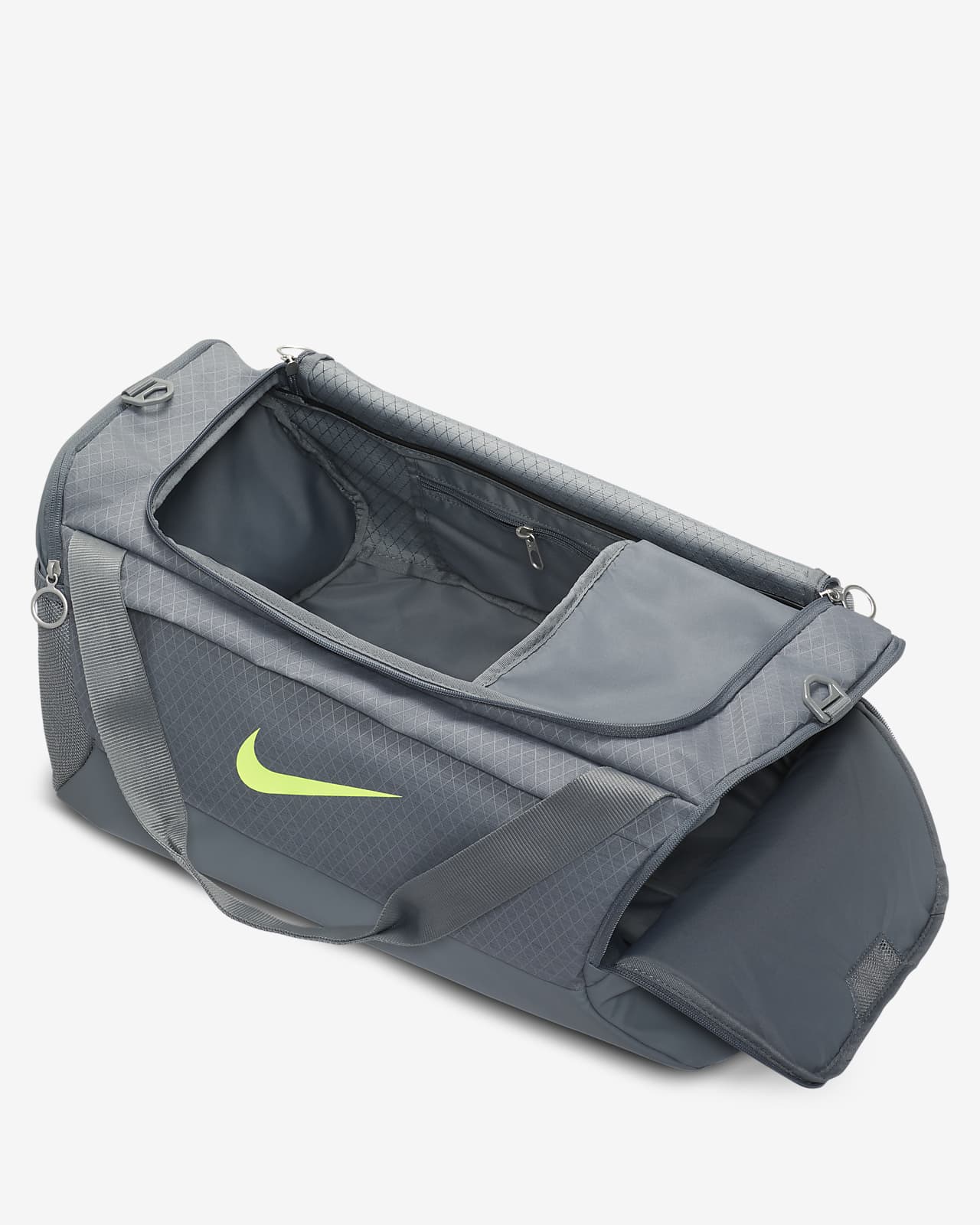 Nike, Brasilia Winterized sportstaske, small, Unisex, Grå