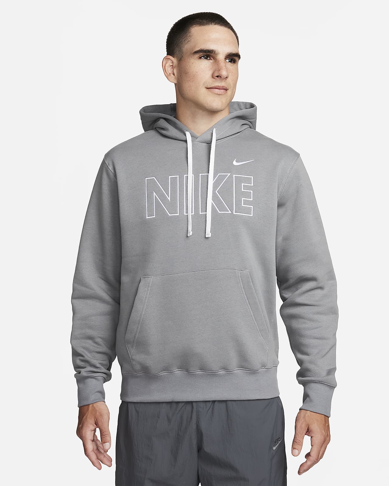 Sudadera con gorro sin cierre para hombre Nike Sportswear Club Fleece