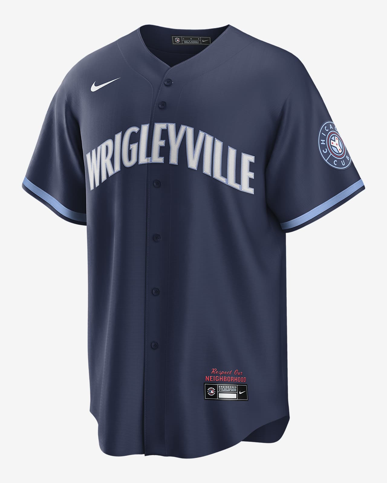 Nike MLB Chicago Cubs Official Replica Jersey City Connect Blue
