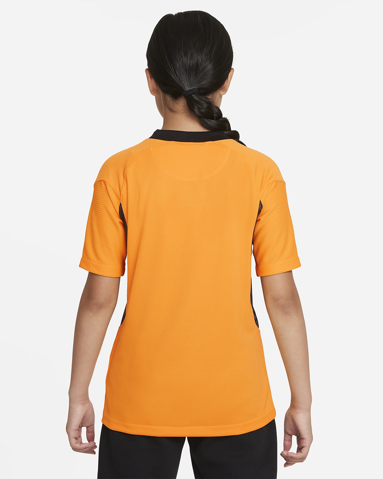 black and orange shirt nike