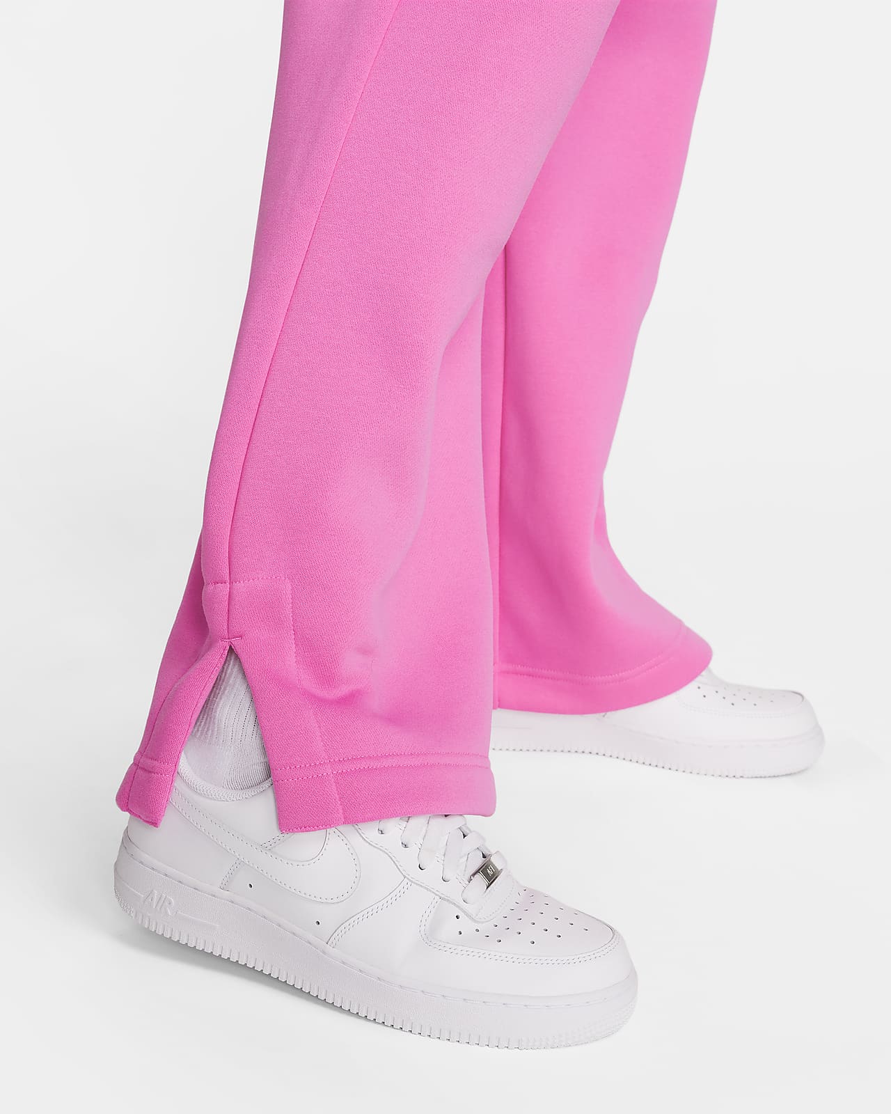 Nike Sportswear Phoenix Fleece Women's High-waisted Wide-leg Sweatpants In  Lapis,sail