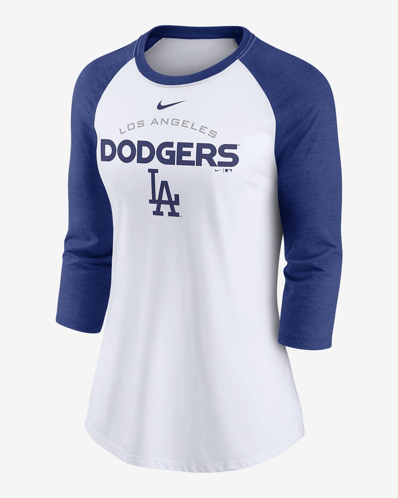 Los Angeles Dodgers Mens T-Shirt Mitchell & Ness Icon Henley Cream