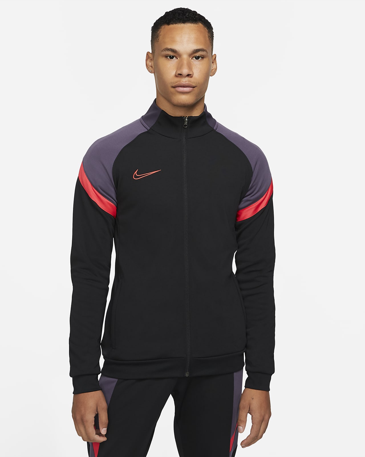 nike pro track top