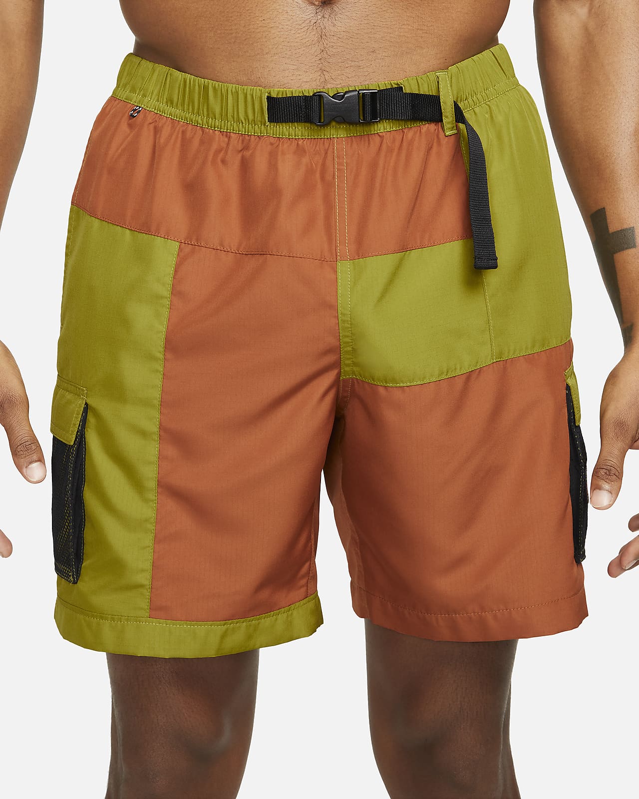 Traje de ba o tipo short de voleibol de 18 cm militar para hombre Nike