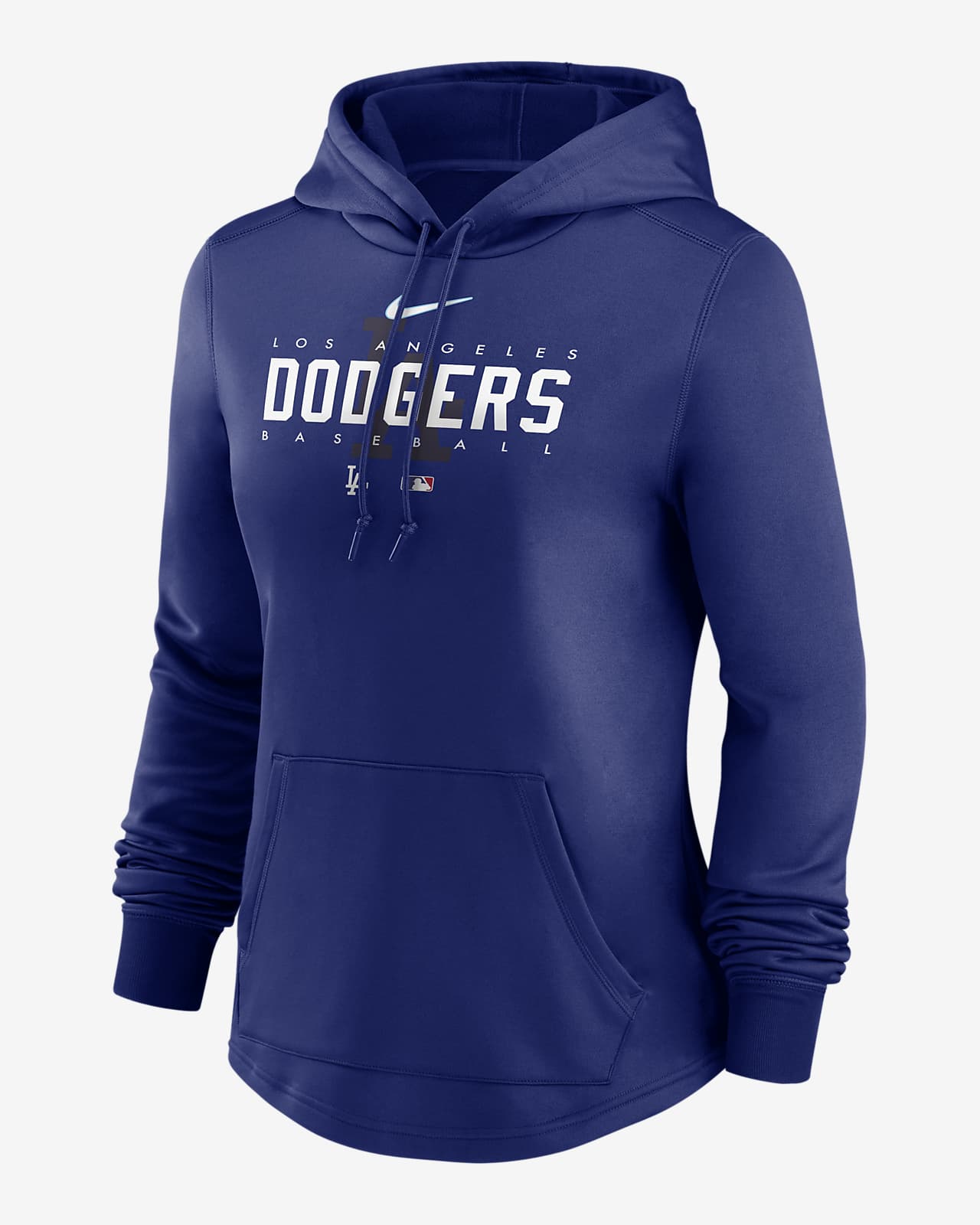 Nike Therma Pregame (MLB Los Angeles Dodgers) Women's Pullover Hoodie.