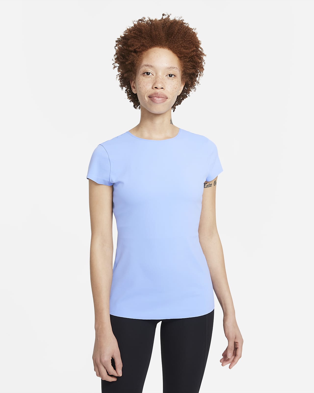 Nike Yoga Luxe Women's Short-Sleeve Top. Nike GB