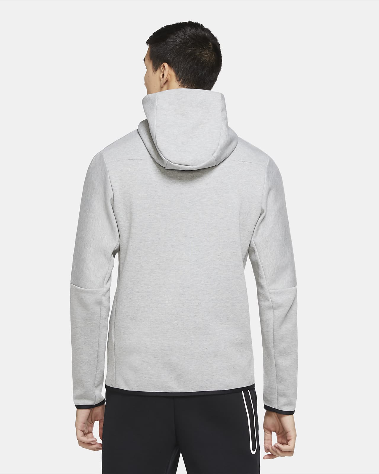nike asymmetrical zip hoodie