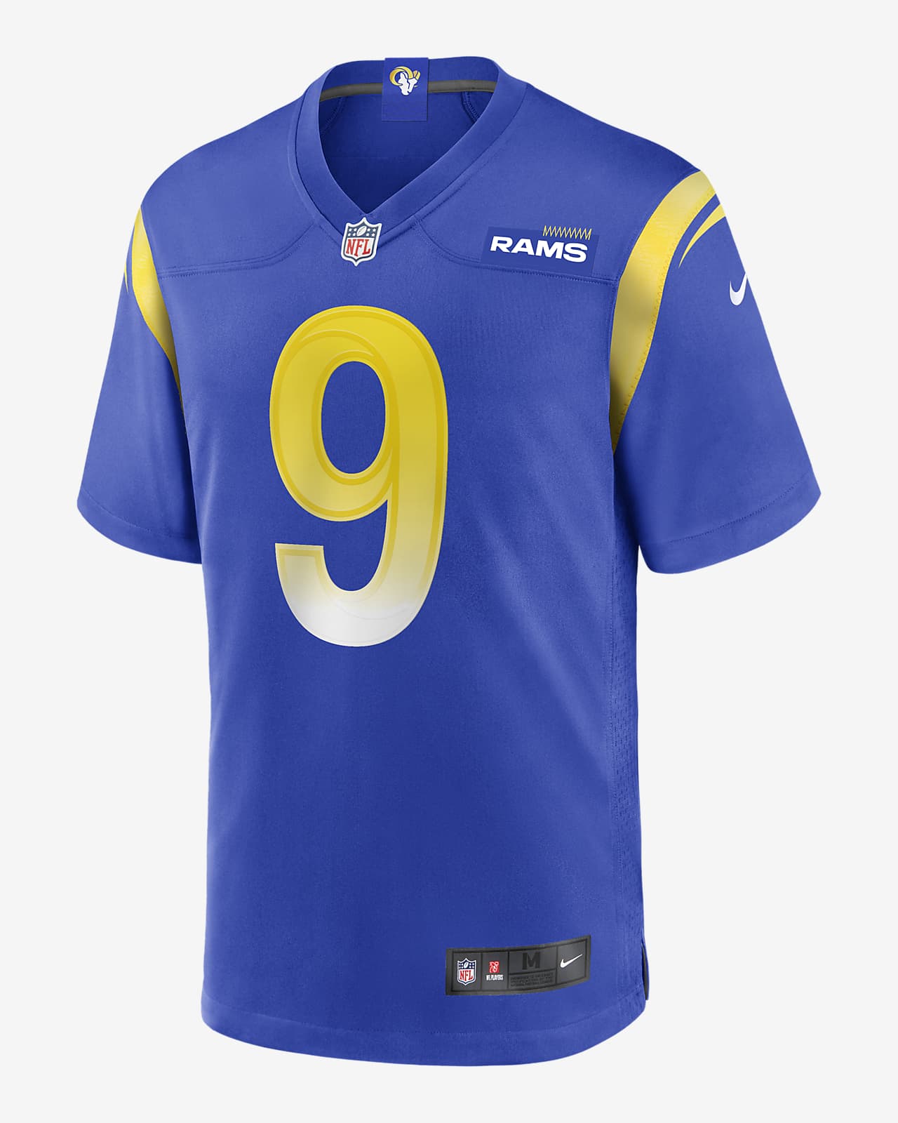 Jersey de fútbol americano Game para hombre NFL Los Angeles Rams (Matthew Stafford)