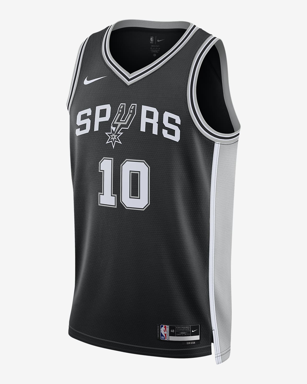 San Antonio Spurs Icon Edition 2022/23 Nike Dri-FIT NBA Swingman Jersey.  Nike LU