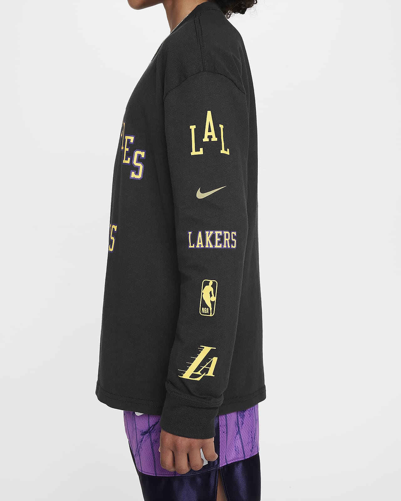 Los Angeles Lakers 2023/24 City Edition Older Kids' (Boys') Nike 