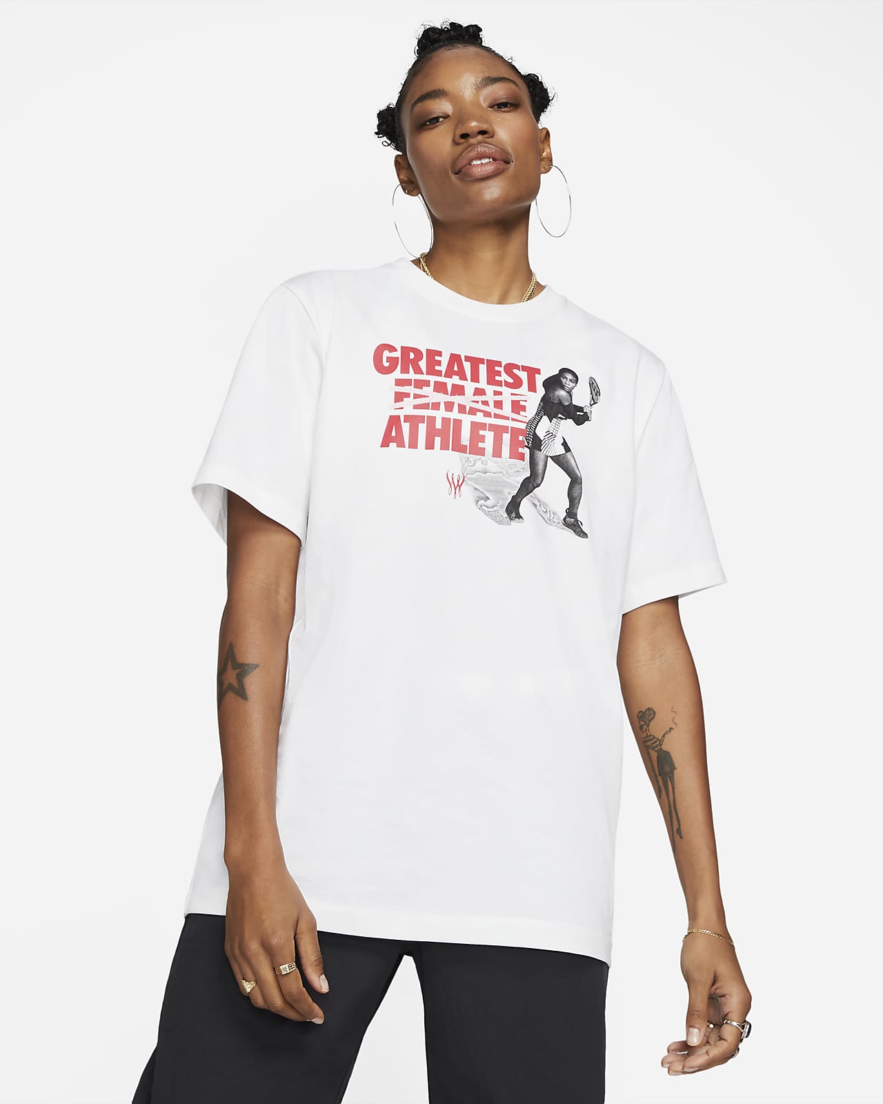Serena Williams Tennis T-Shirt. Nike PT