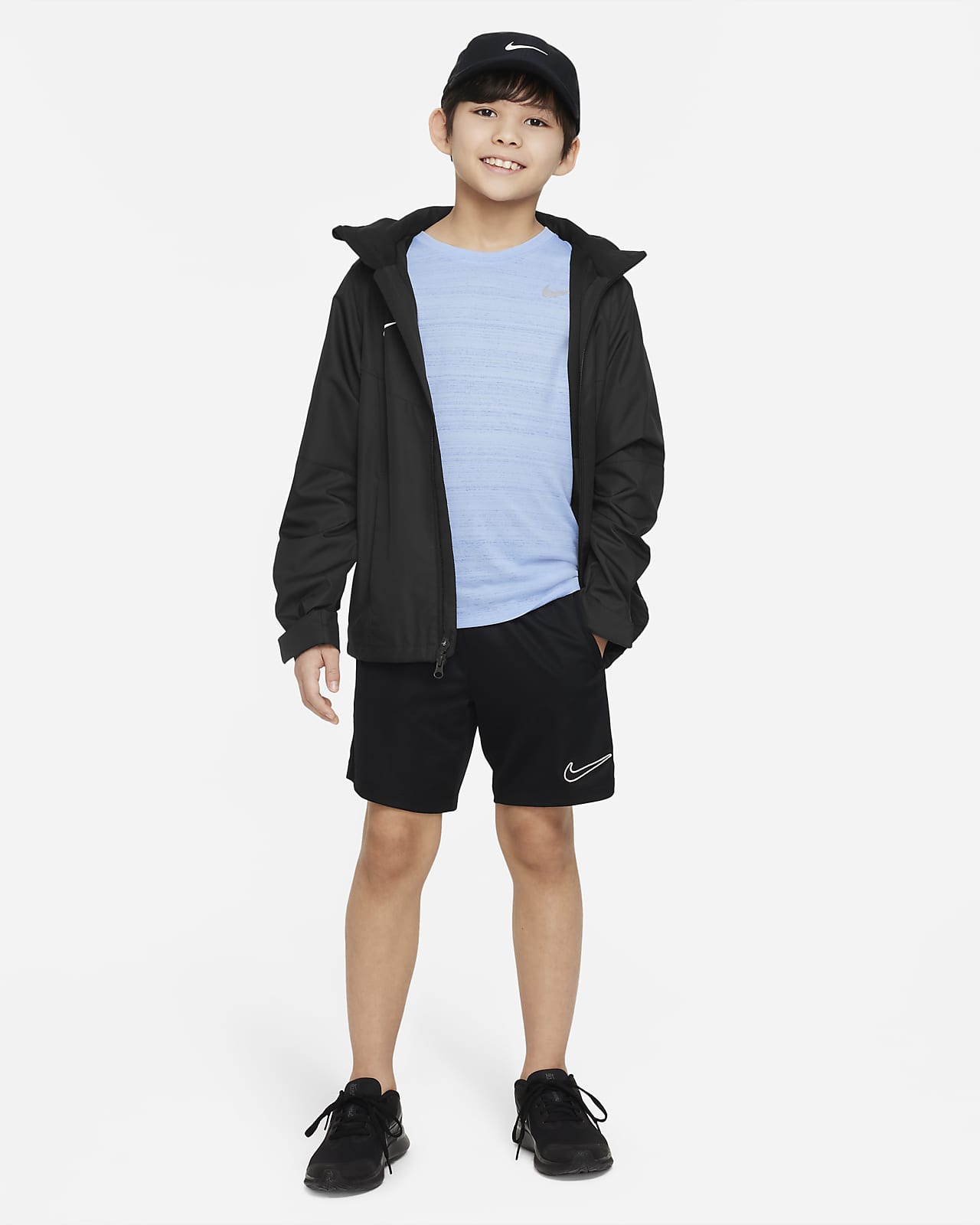 Nike Dri-FIT Miler Older Kids' (Boys') Training Top. Nike LU