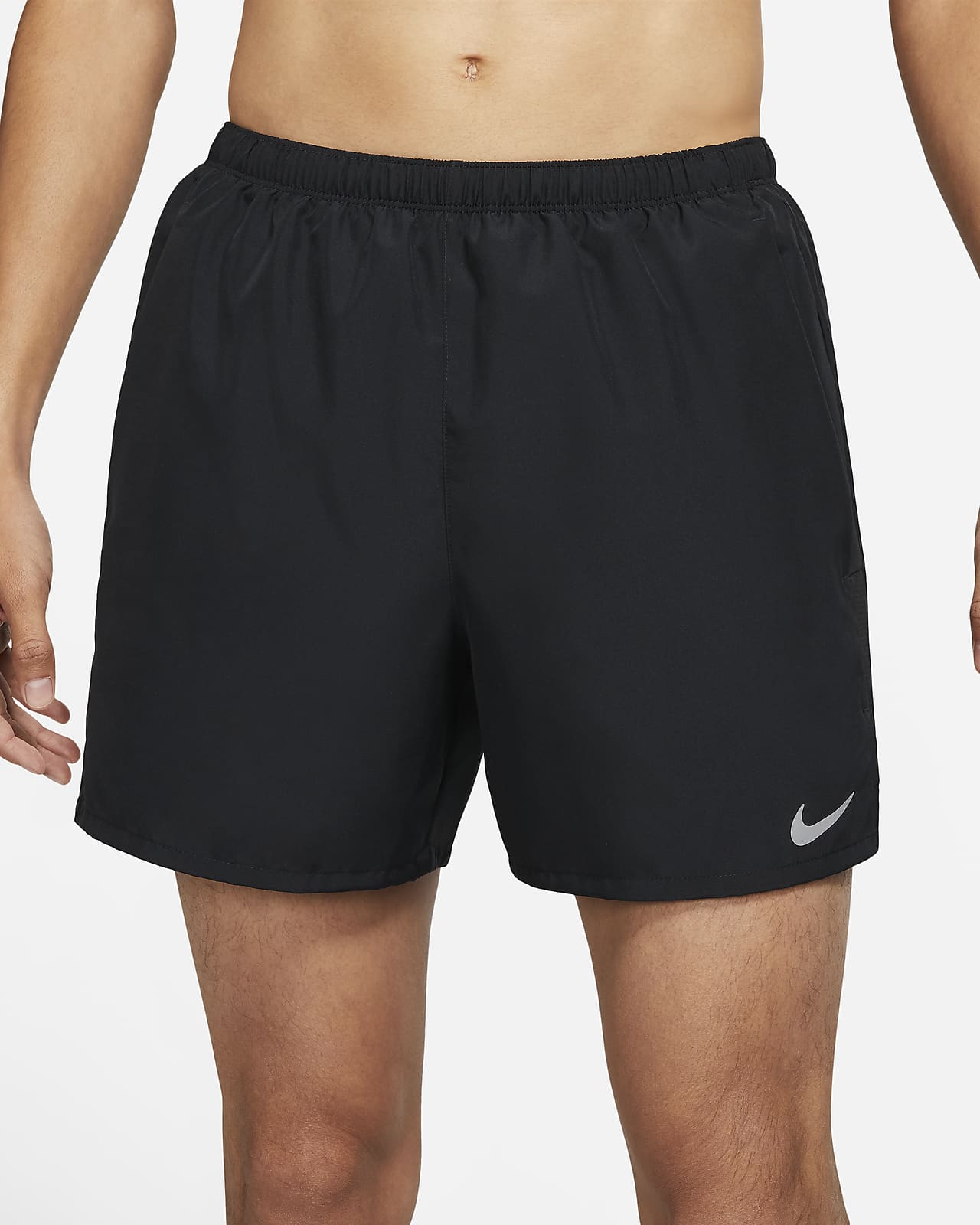 nike challenger men's 5 lined running shorts