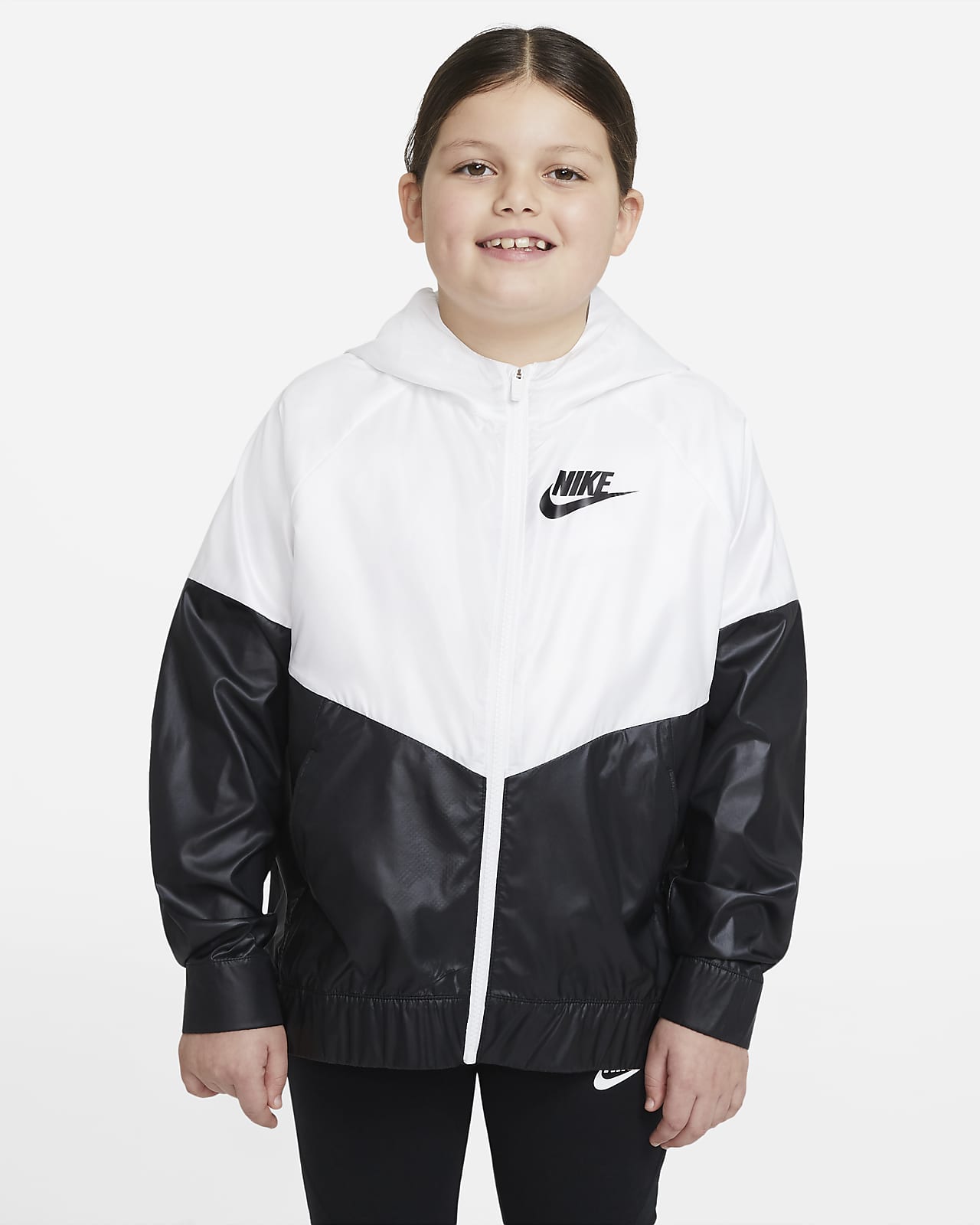 Nike Sportswear Windrunner Big Kids' (Girls') Jacket (Extended Size ...