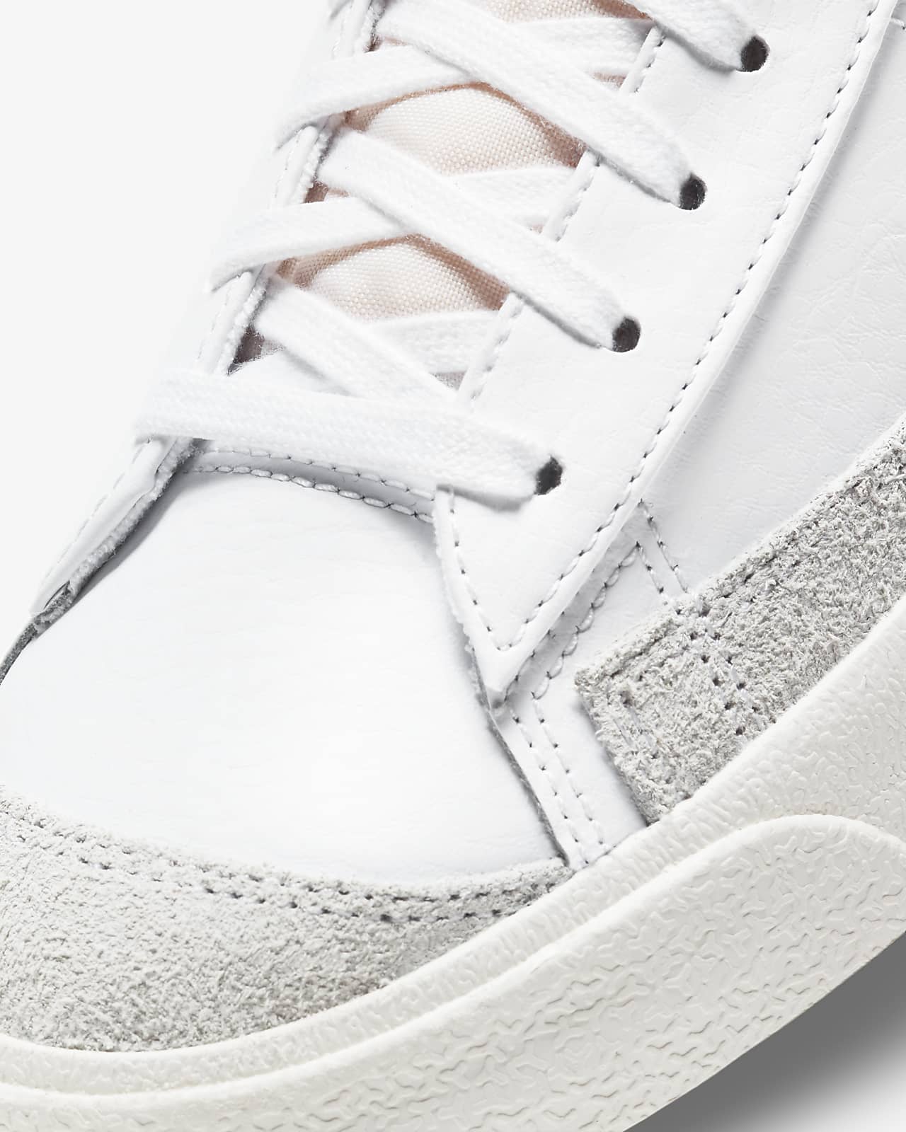 nike blazer mid white green