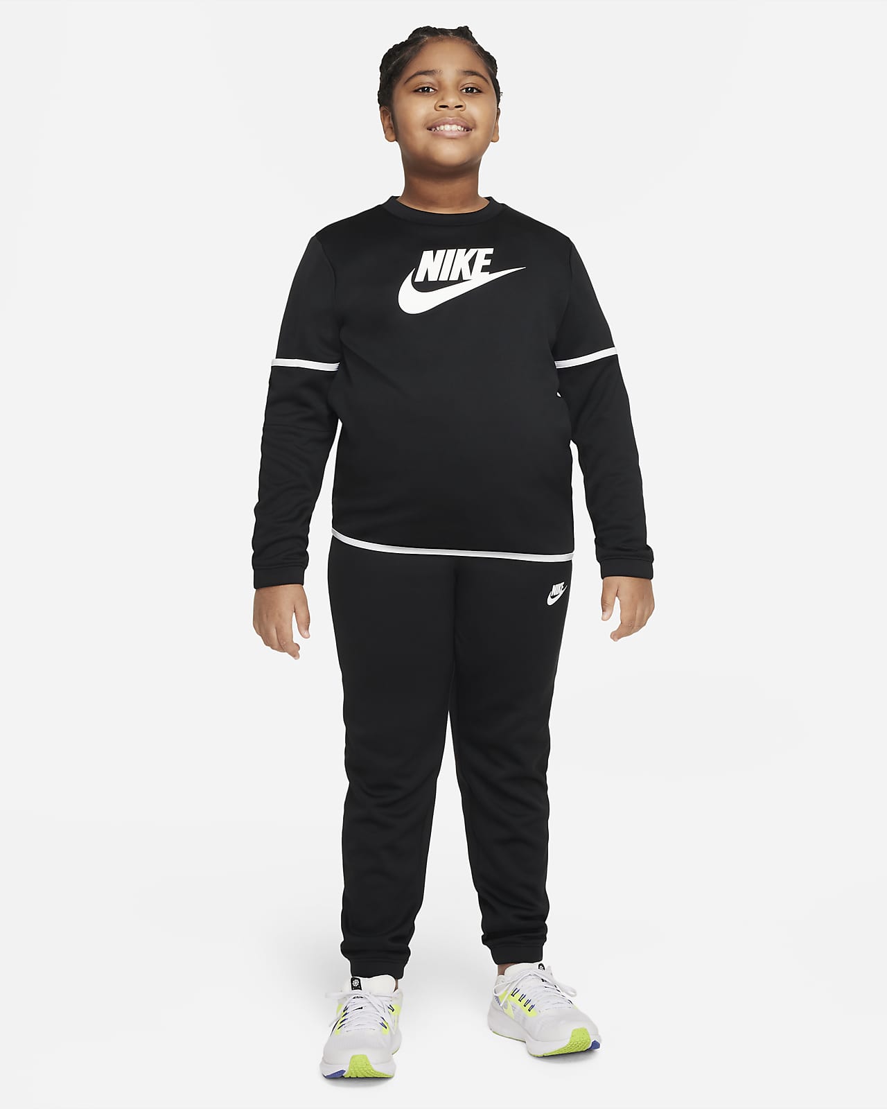 Conjunto de entrenamiento Poly para niños amplia) Nike Sportswear. Nike.com